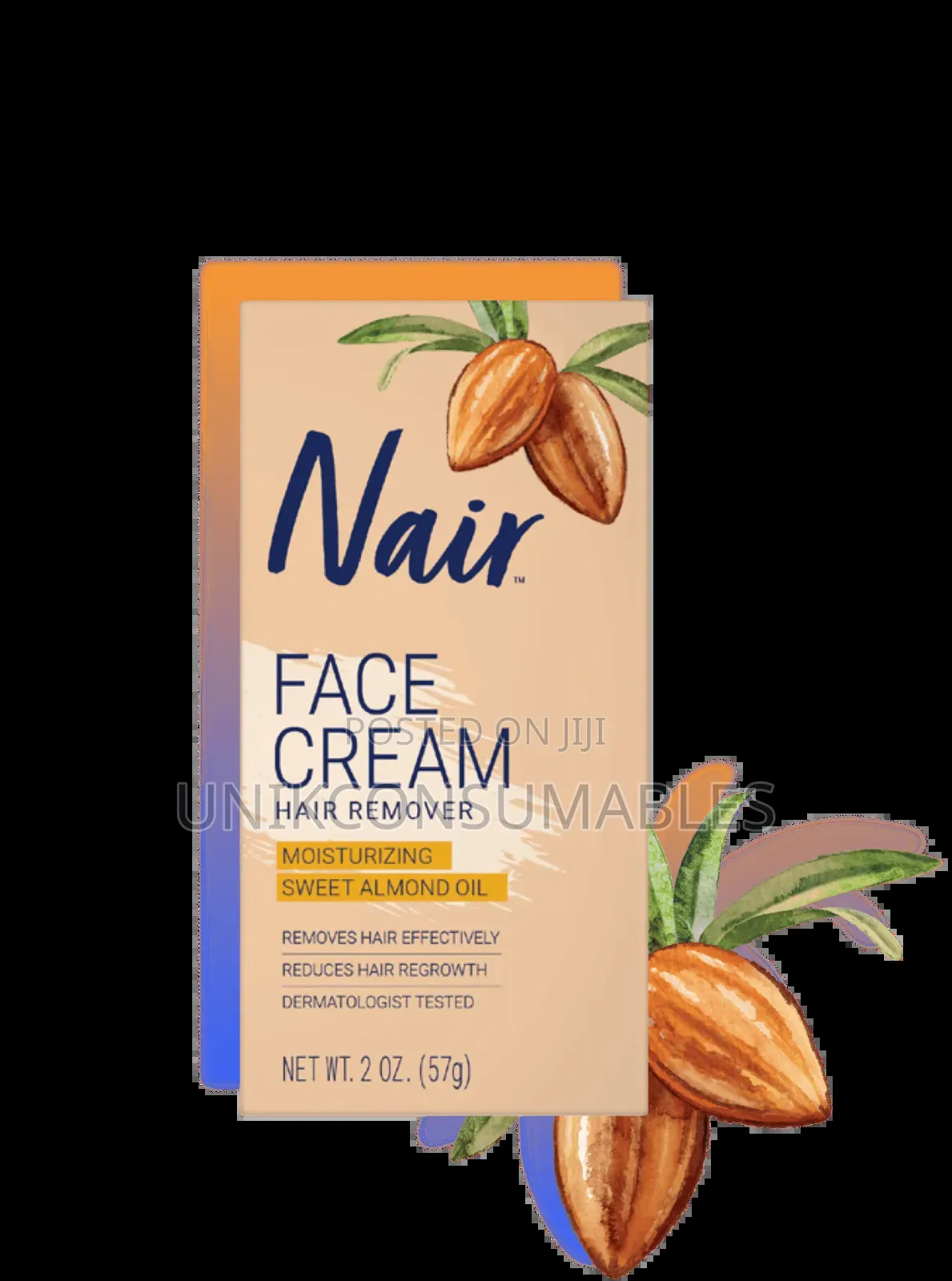 Nair Face Cream
Moisturizing Formula Hair Remover With Almond Oil 57 G