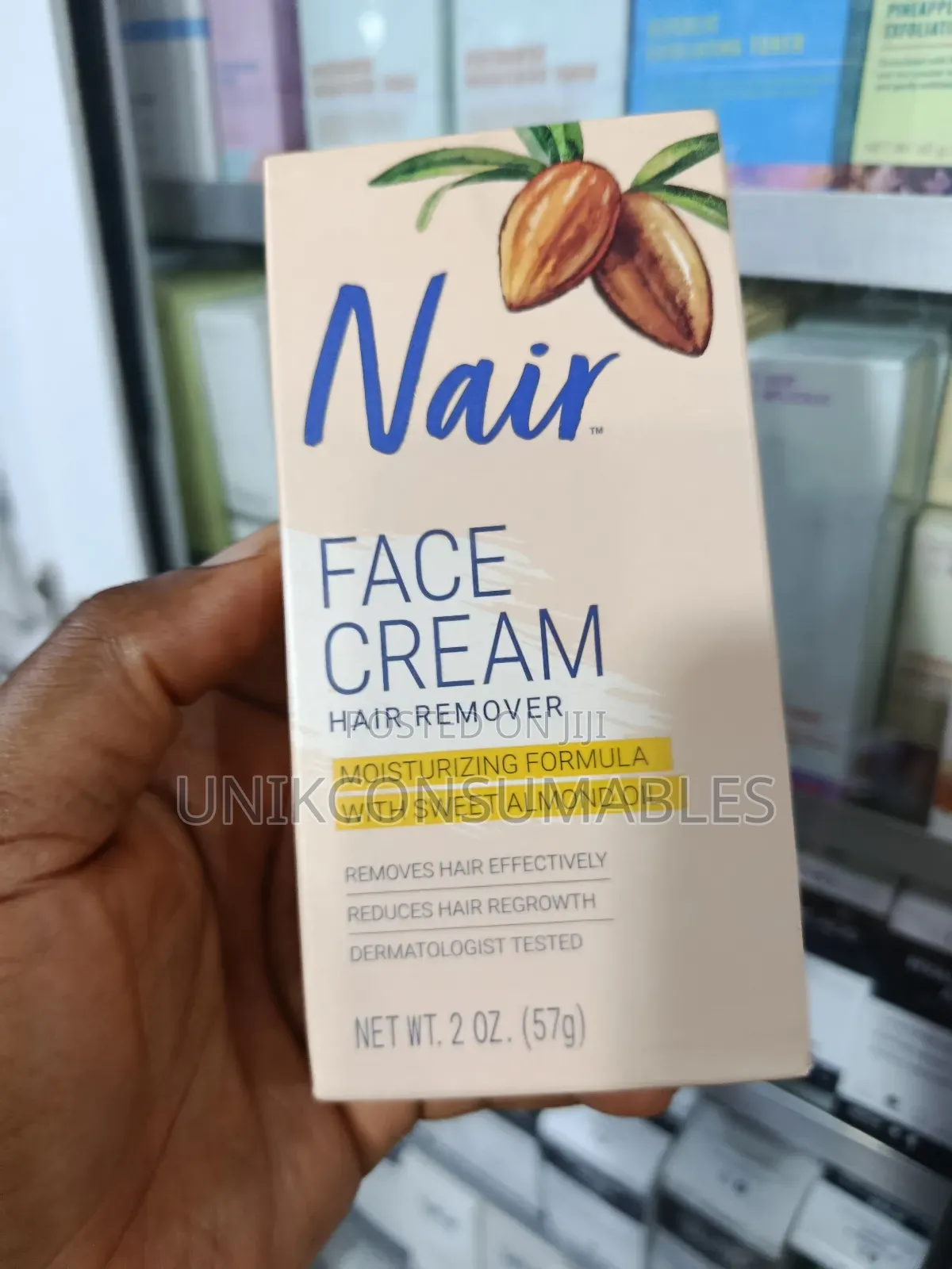 Nair Face Cream
Moisturizing Formula Hair Remover With Almond Oil 57 G