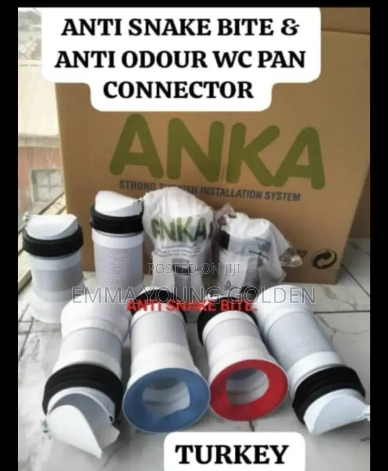 Anti Snake Bite and Anti Odour Wc Pan Connector