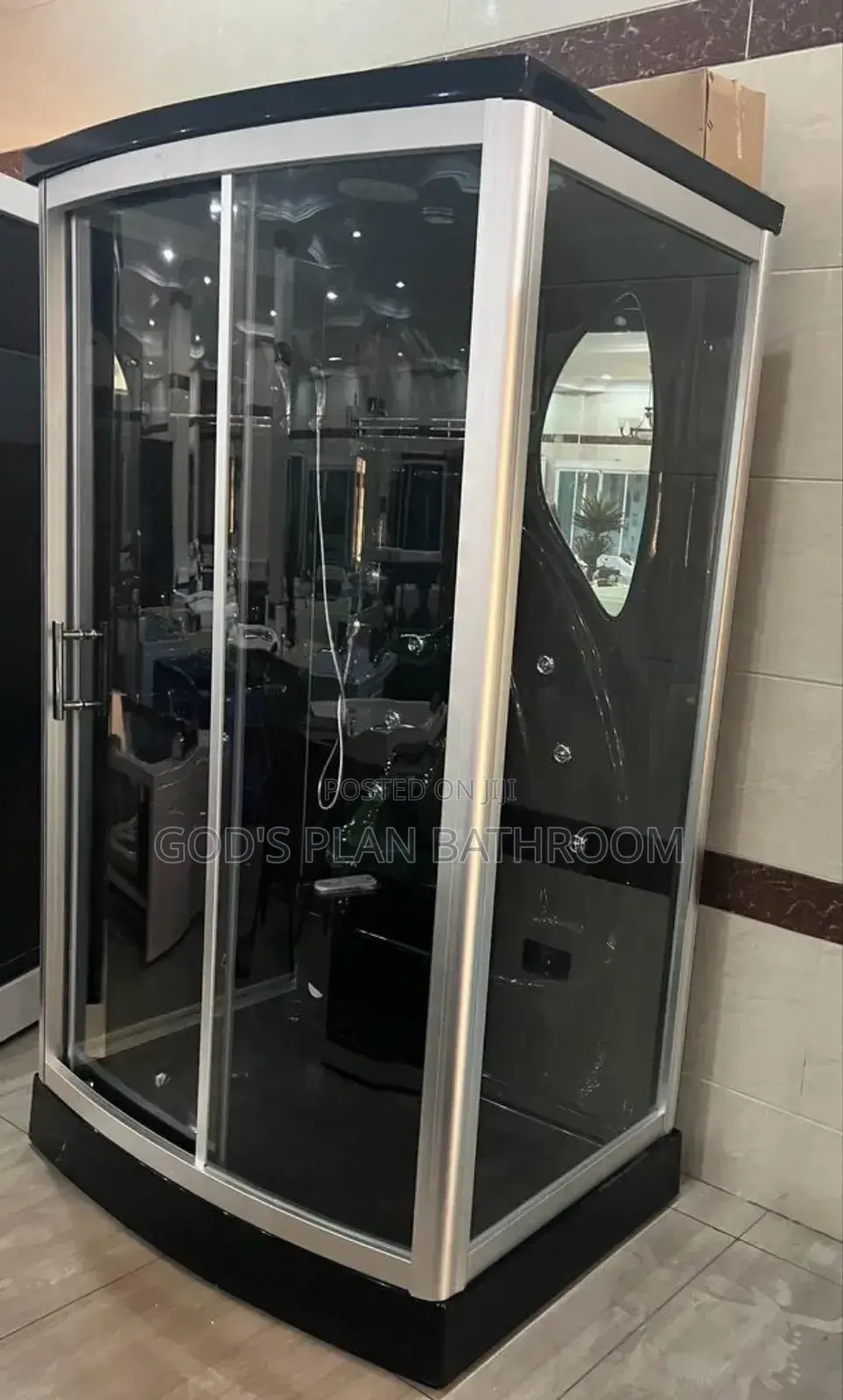 Ideal Shower Room 90cm by 120cm(Black)