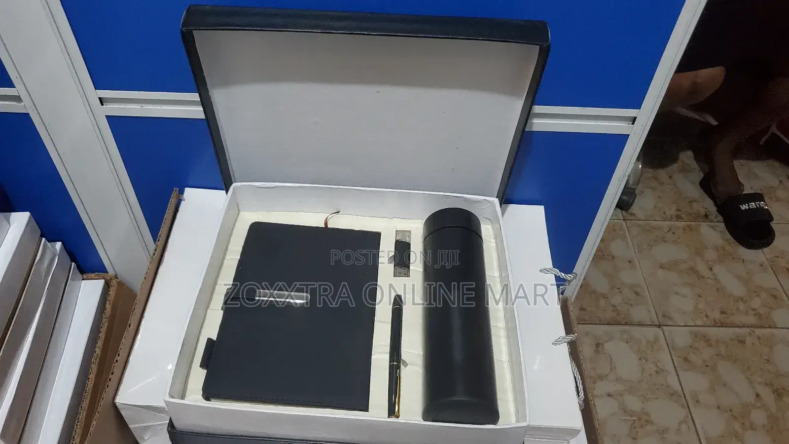 4in1 Corporate Gift Pack – Premium Notebook, Pen, Flask, Flash Drive