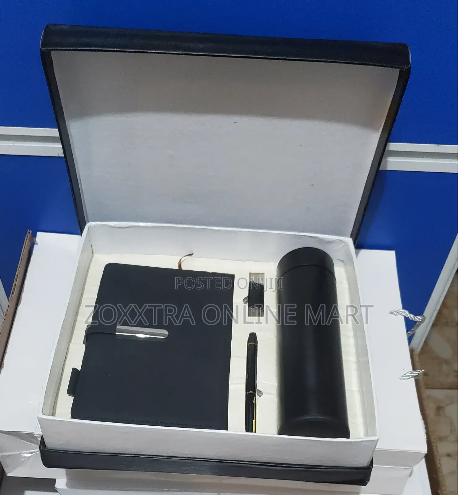 4in1 Corporate Gift Pack – Premium Notebook, Pen, Flask, Flash Drive