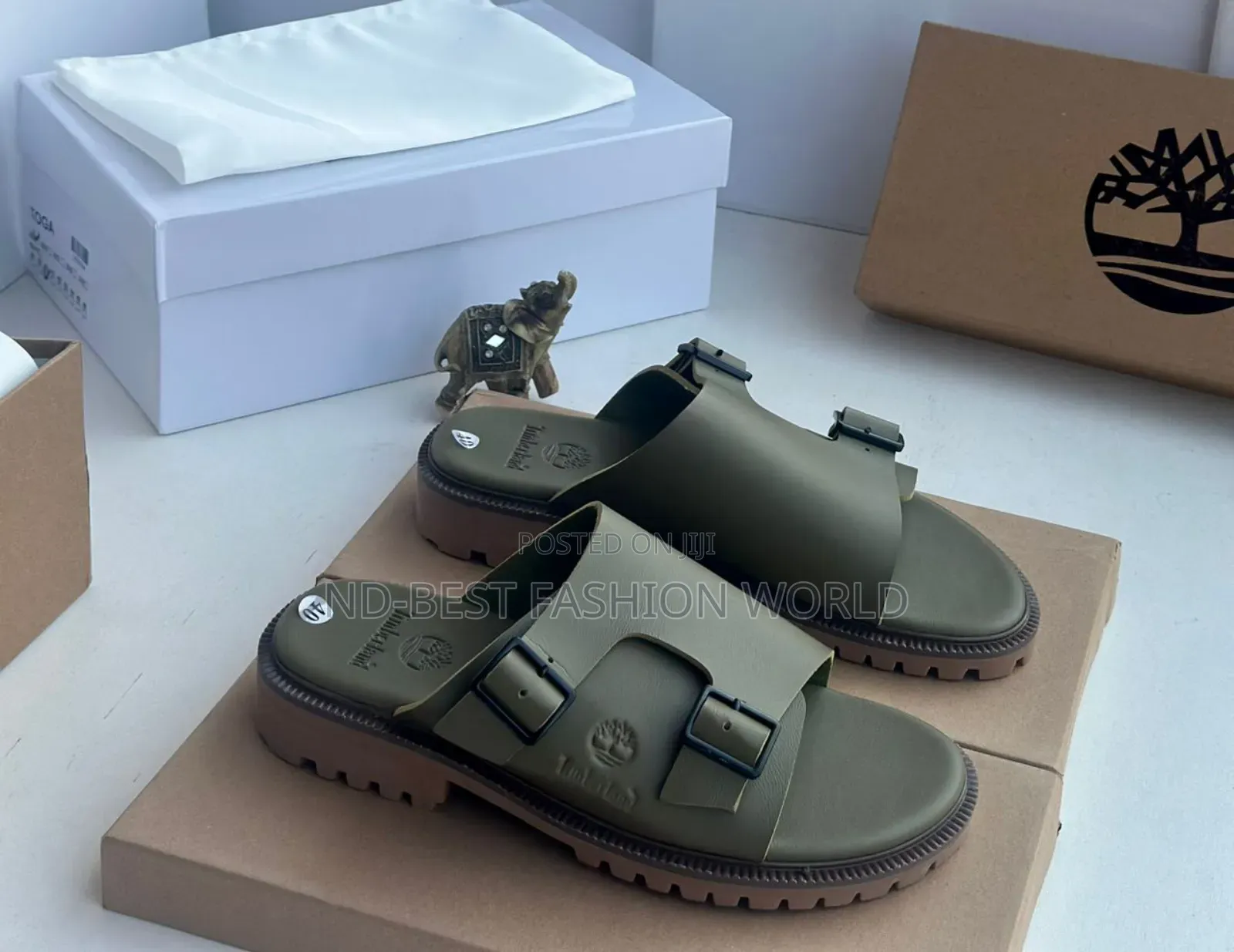 Timberland Double Buckle Slippers