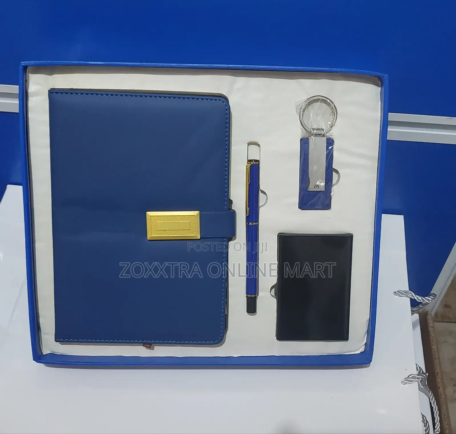 4-in-1 Corporate Gift Pack– Notebook, Pen, Card Holder, Key Holder