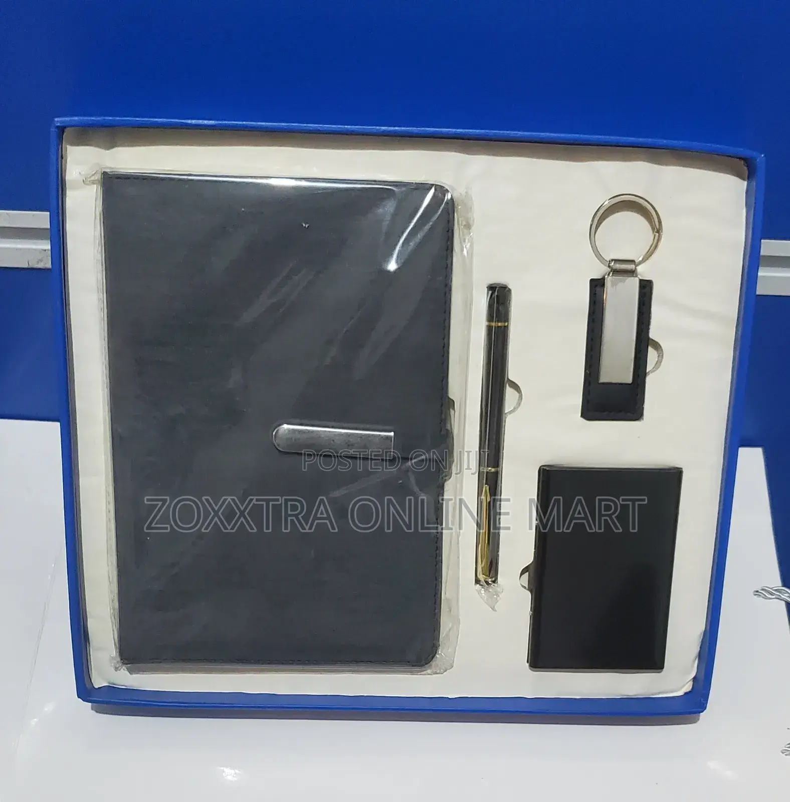 4-in-1 Corporate Gift Pack– Notebook, Pen, Card Holder, Key Holder