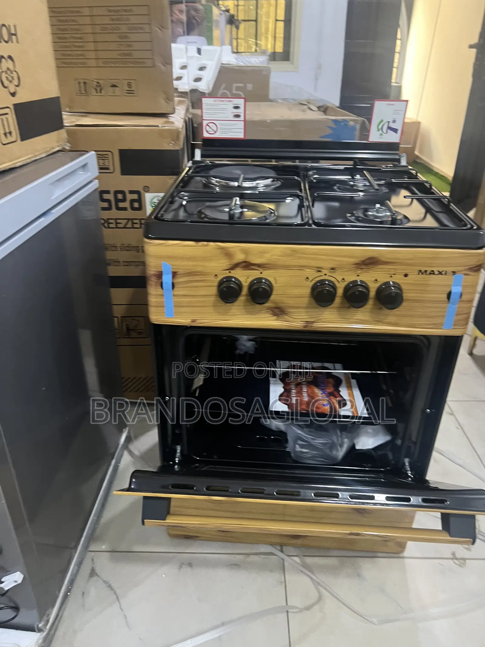 Maxi 60×60cm Standing Cooker F6b31g2 With Large Oven
