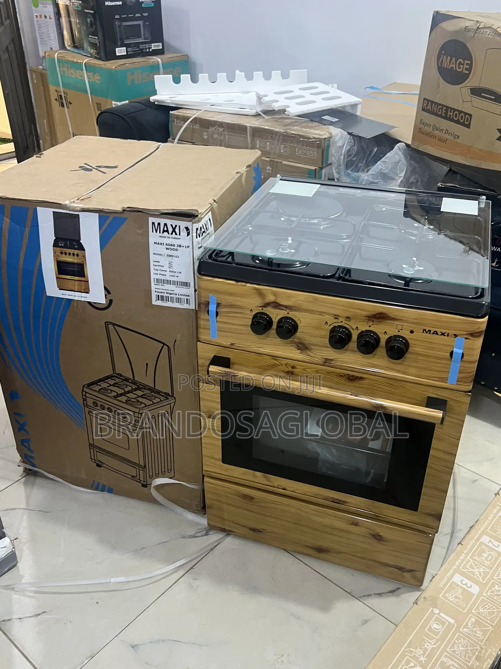 Maxi 3 Gas 1 Electric Cooker F6b31g2 With Timer