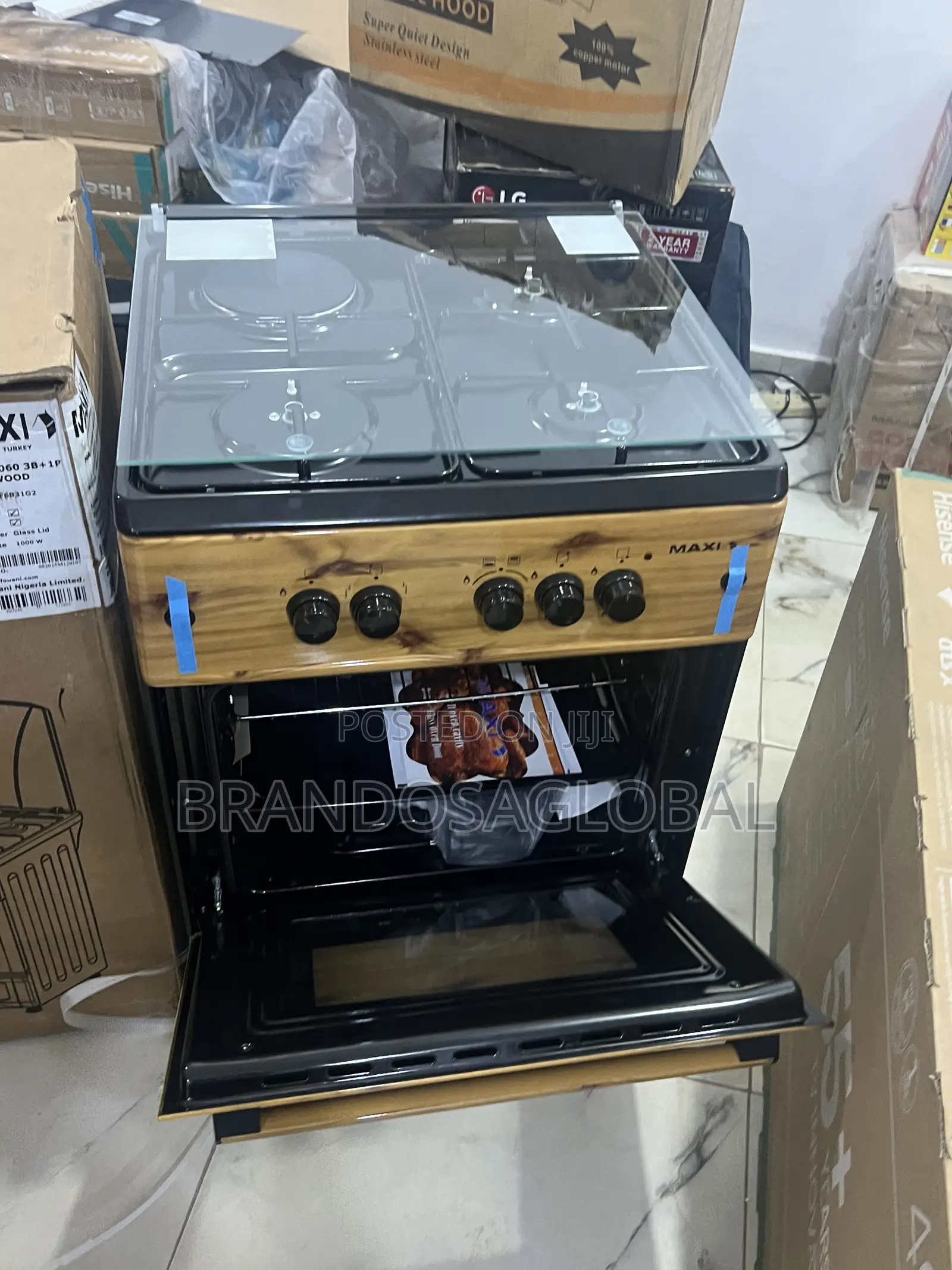 3+1 Maxi F6b31g2 Gas Cooker 60×60cm With Large Burner