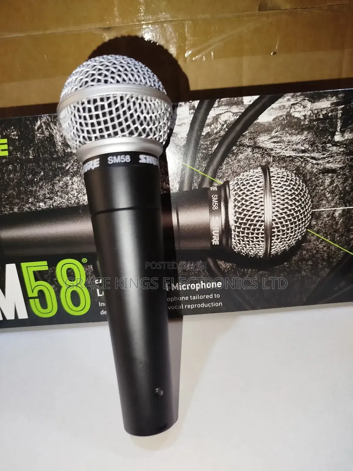 Original Shure Sm-58 Wired Mic