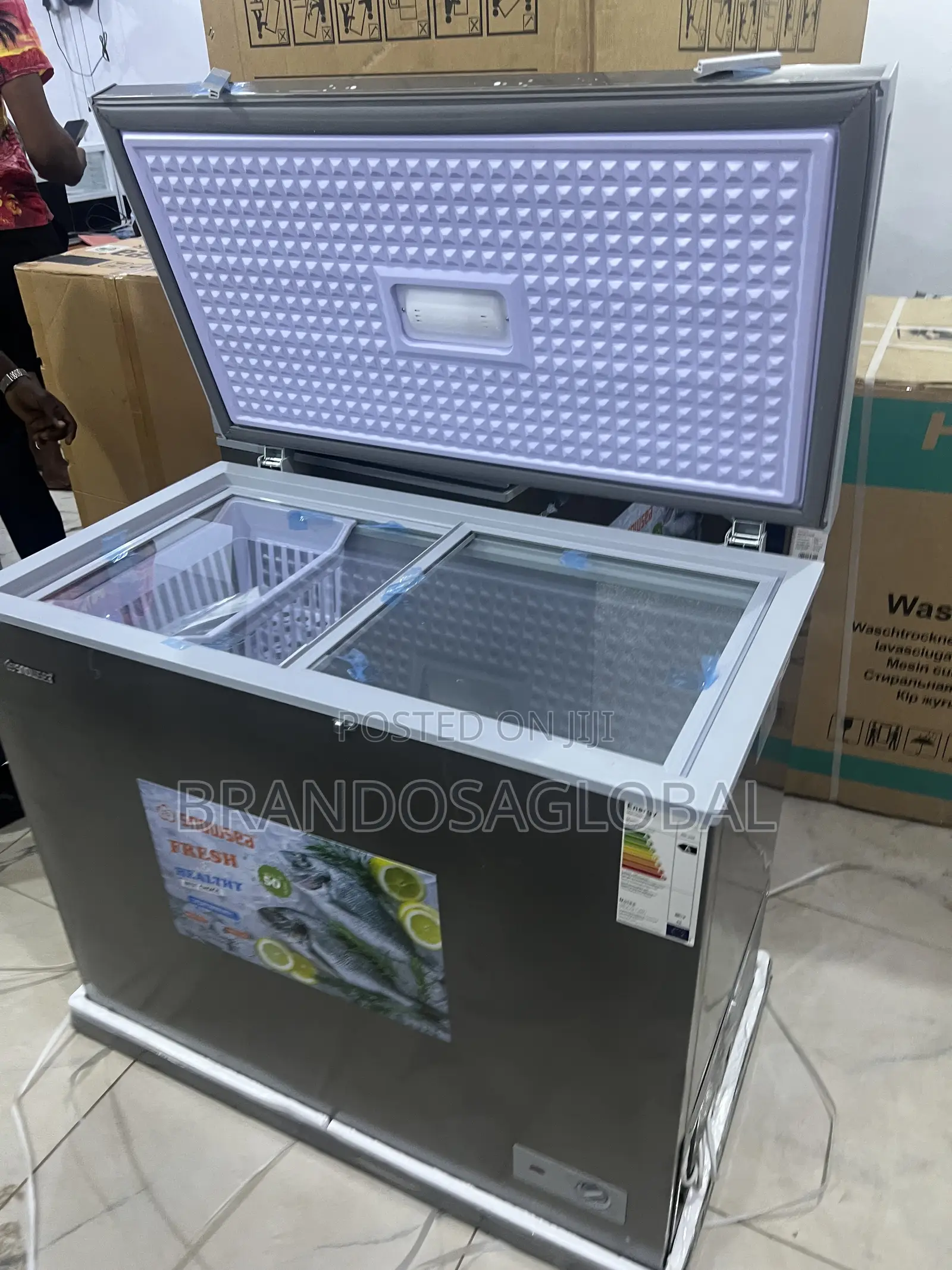 Snowsea Bd-308 Big 220l Chest Freezer With Strong Freezing Power