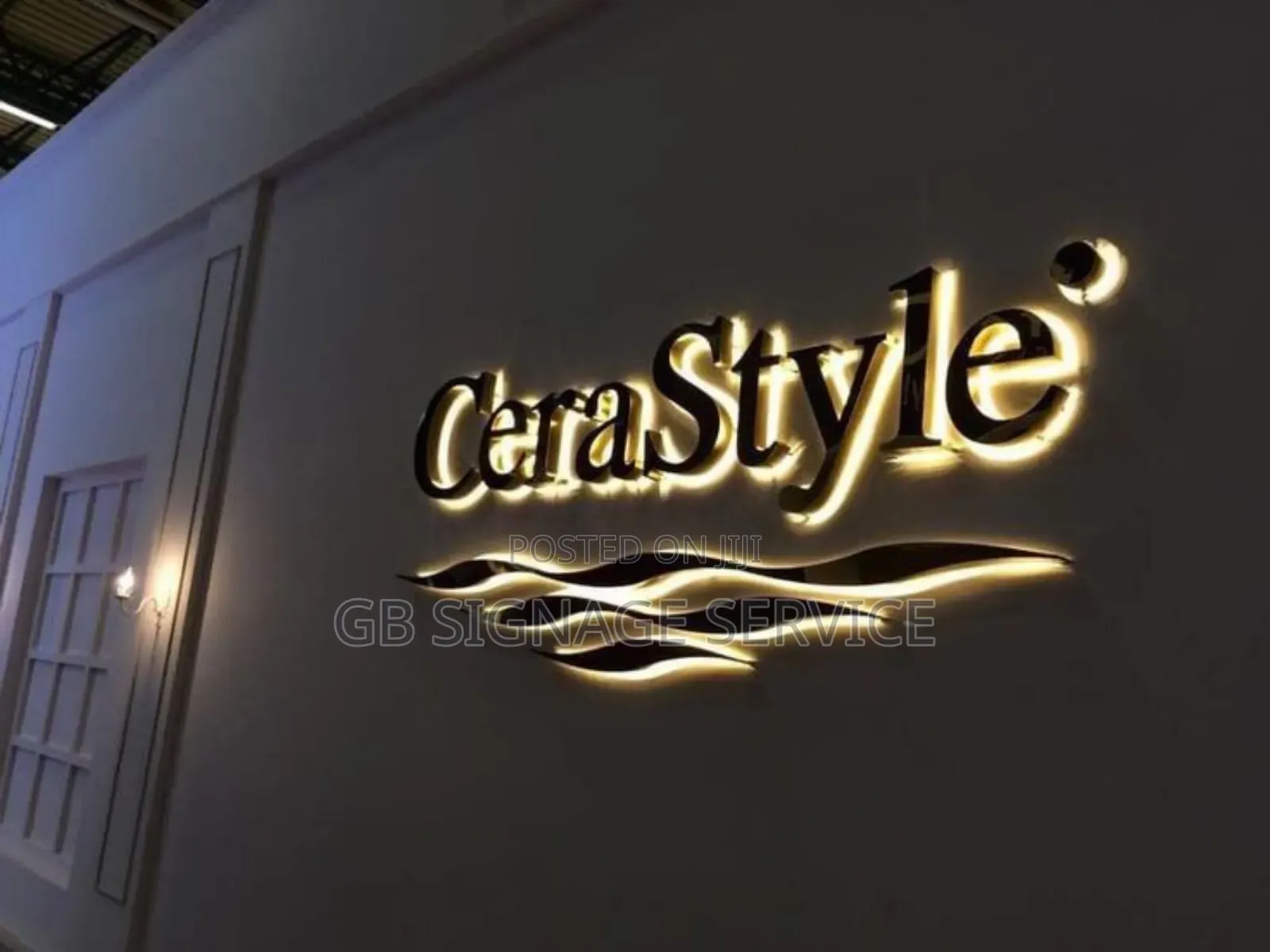 Mirror Gold 3d Signage