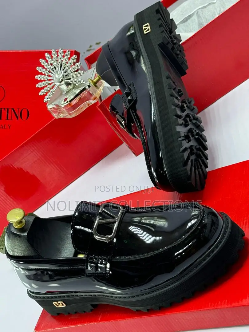Valentino Patent Leather Loafers