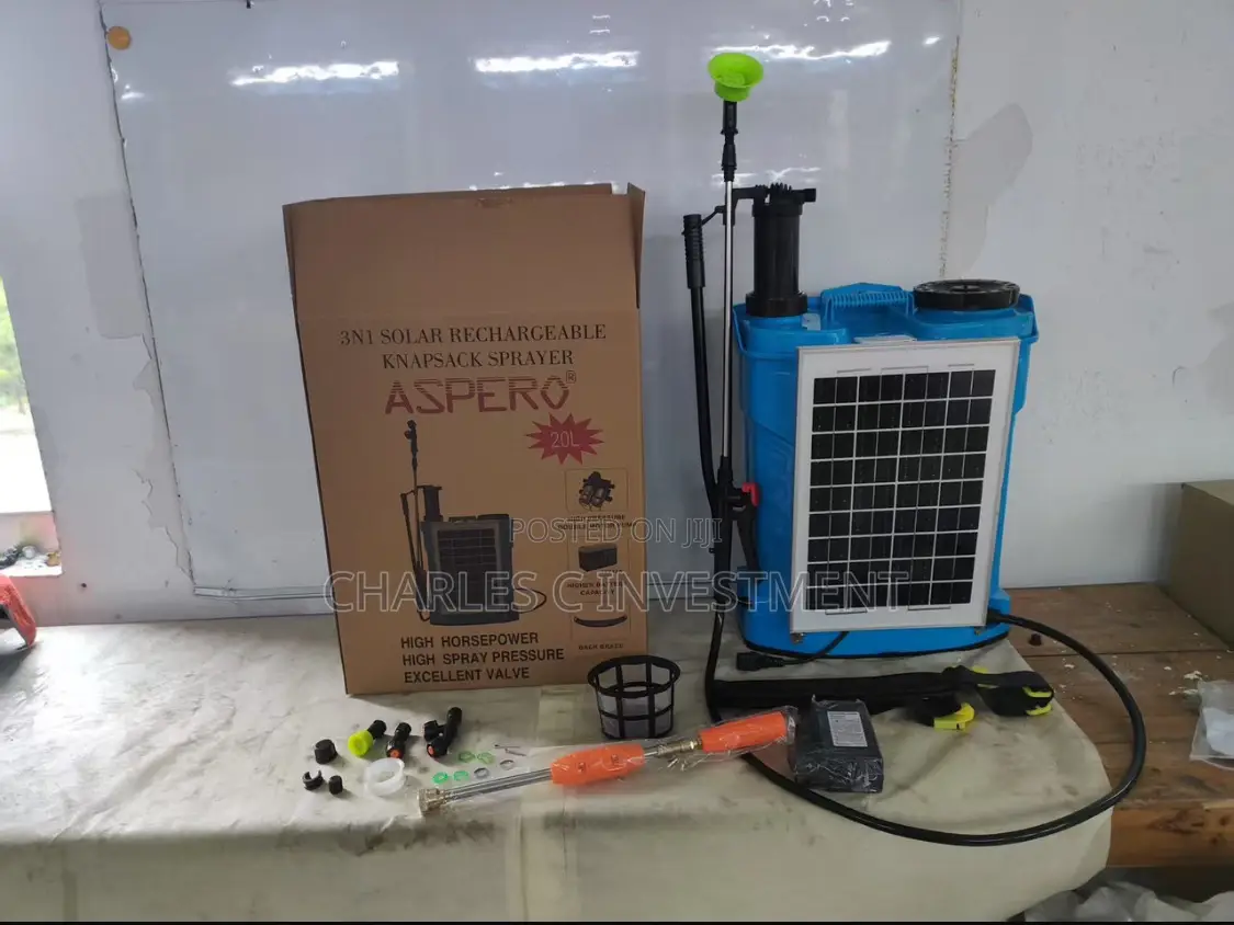 3n1 Solar Rechargeable Knapsack Sprayer