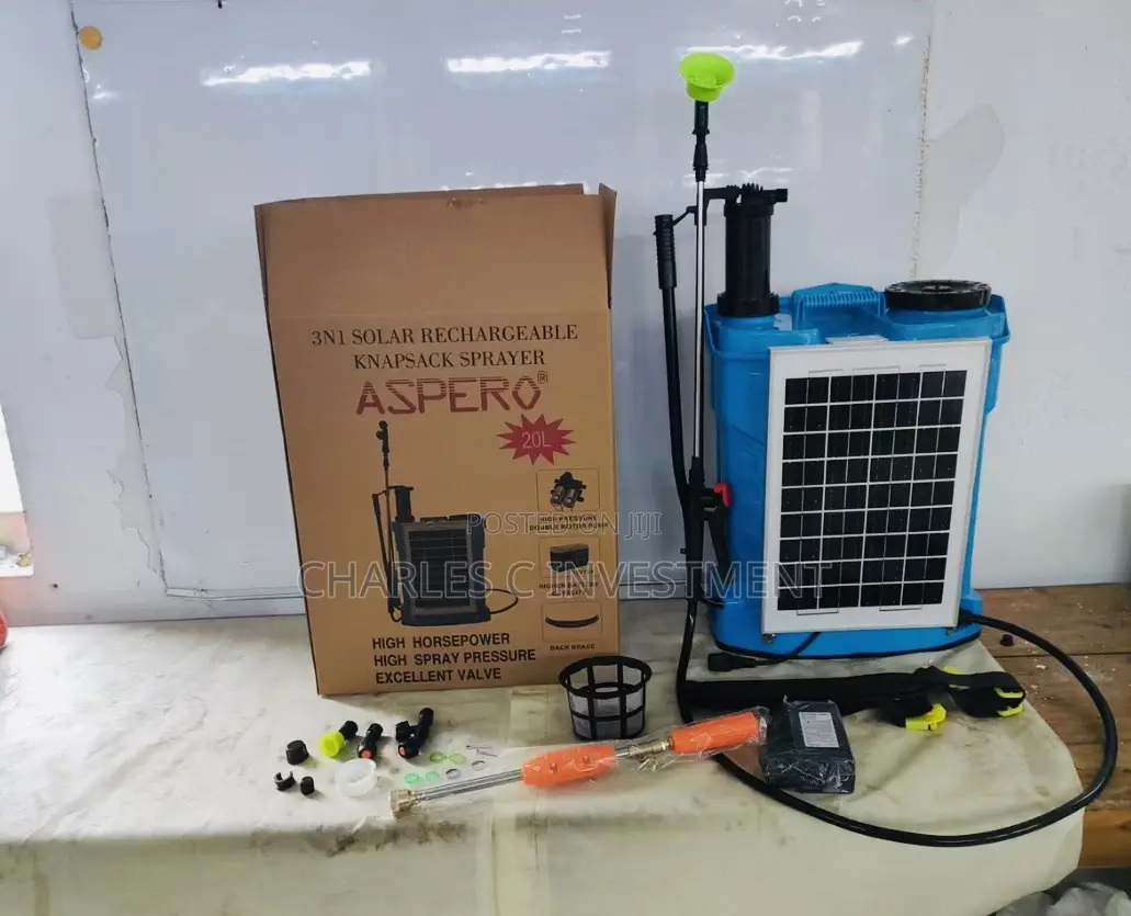 3n1 Solar Rechargeable Knapsack Sprayer