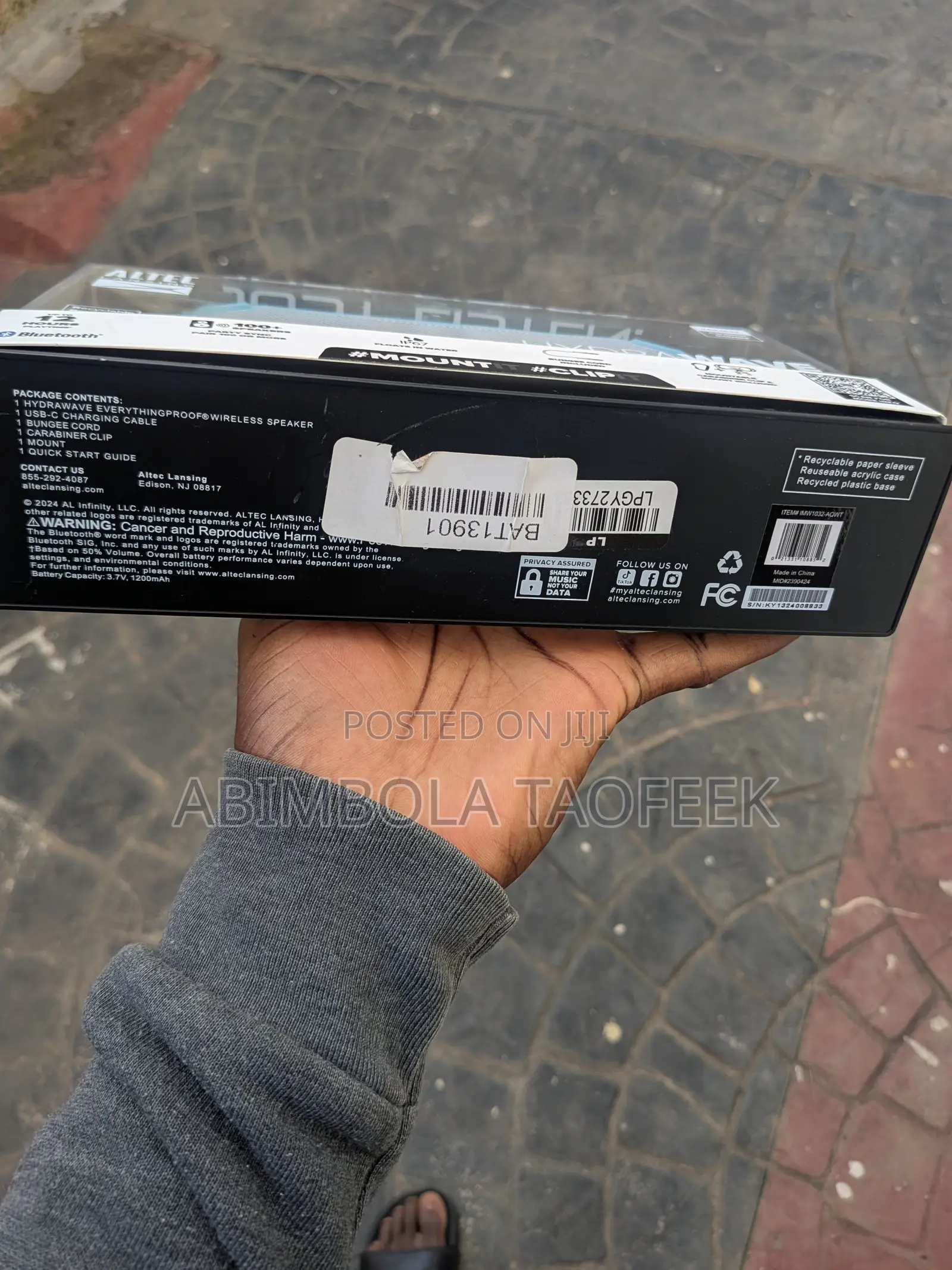 Altec Lansing Hydrawave Everythingproof Brand New Speaker
