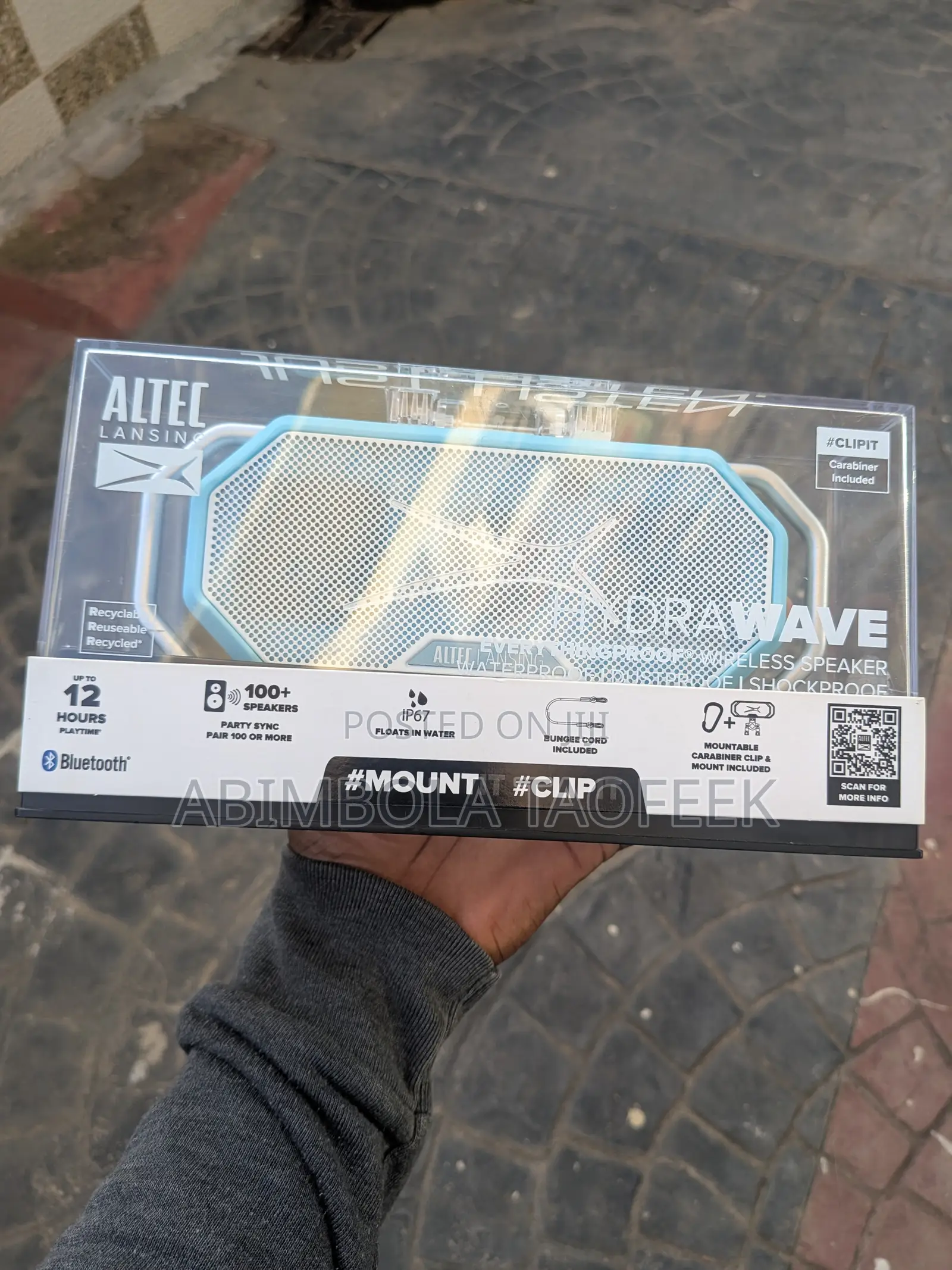 Altec Lansing Hydrawave Everythingproof Brand New Speaker