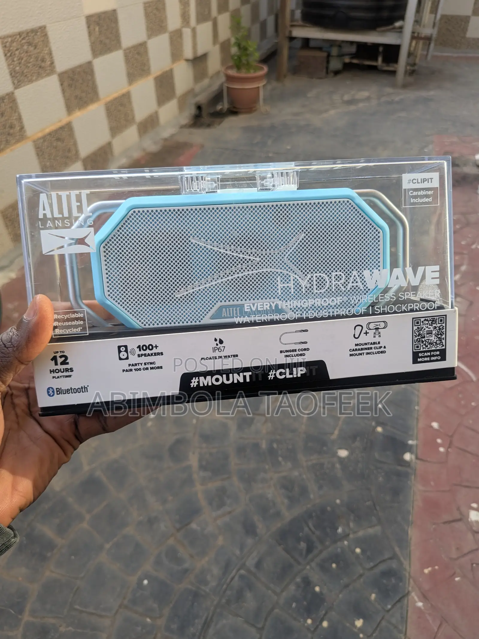 Altec Lansing Hydrawave Everythingproof Brand New Speaker