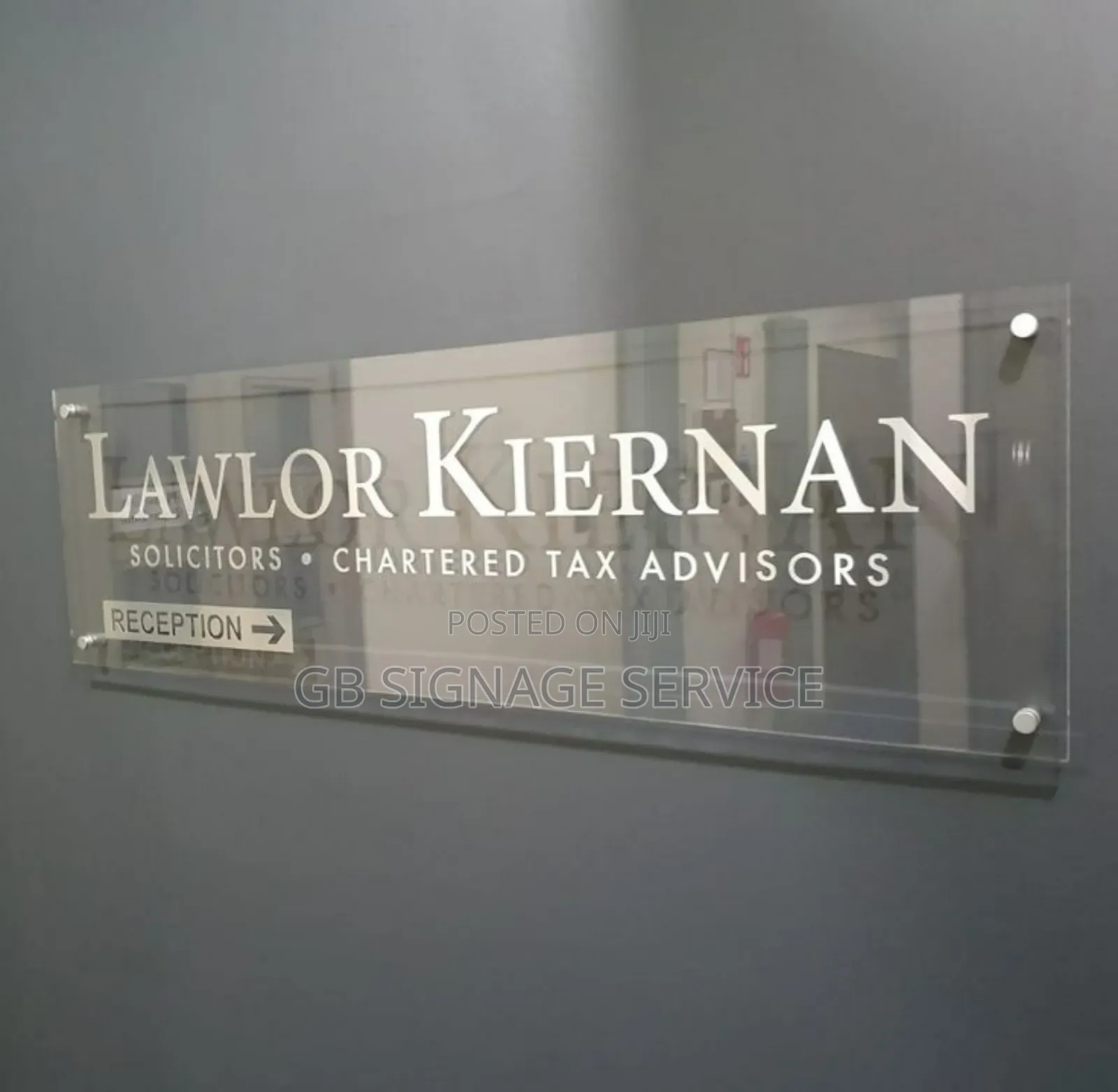 Description Office Signage