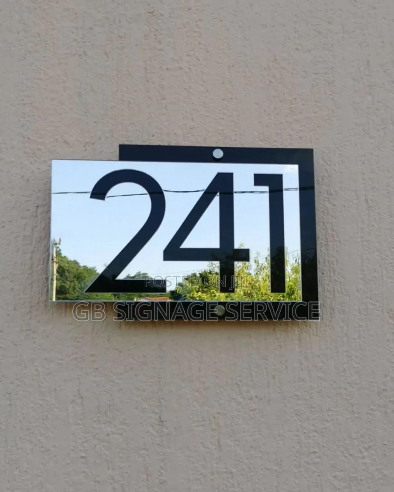 Door Apartment Signage