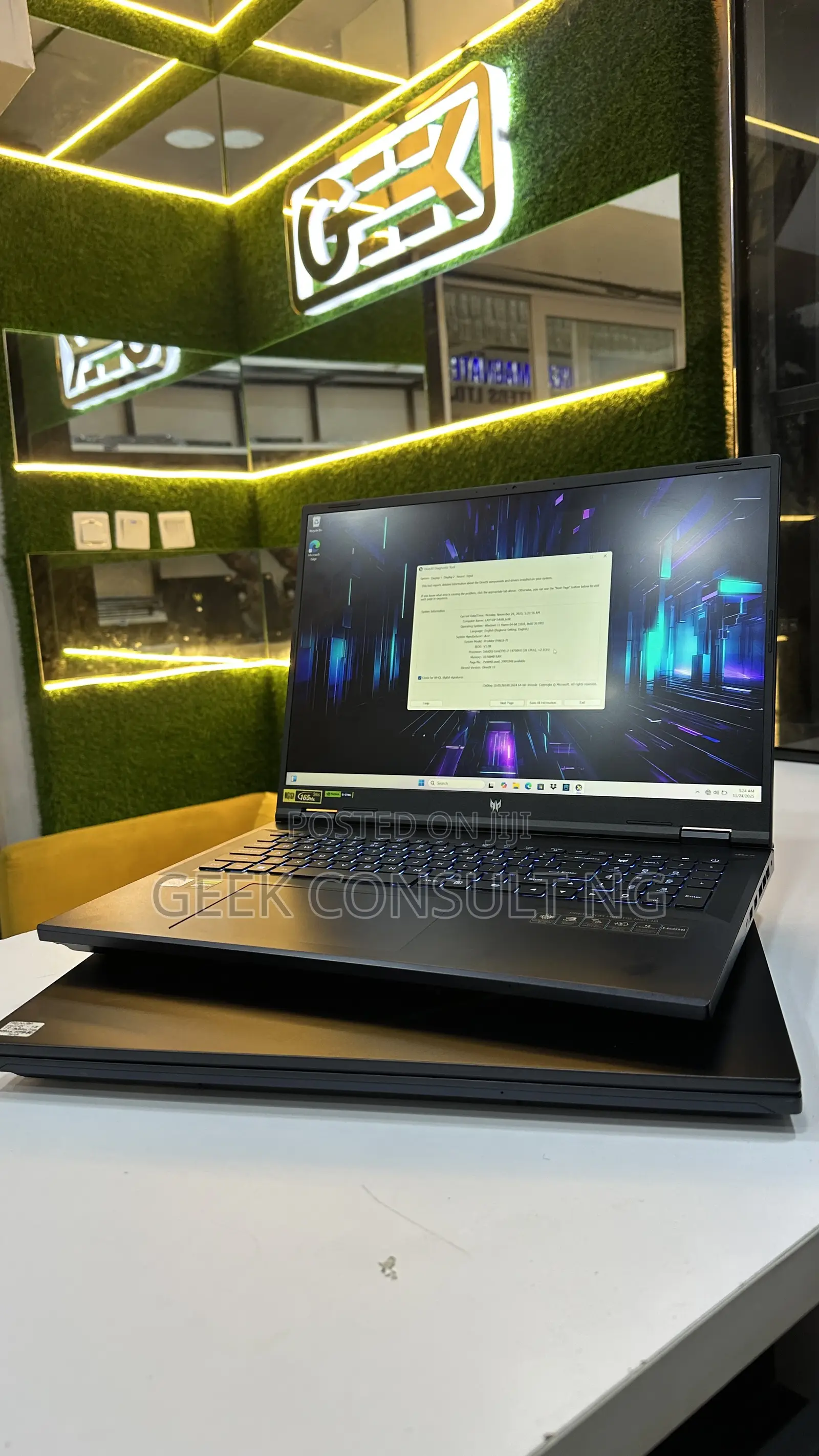 Laptop Acer Predator Helios 18 PH18-71 32GB Intel Core i7 SSD 1T