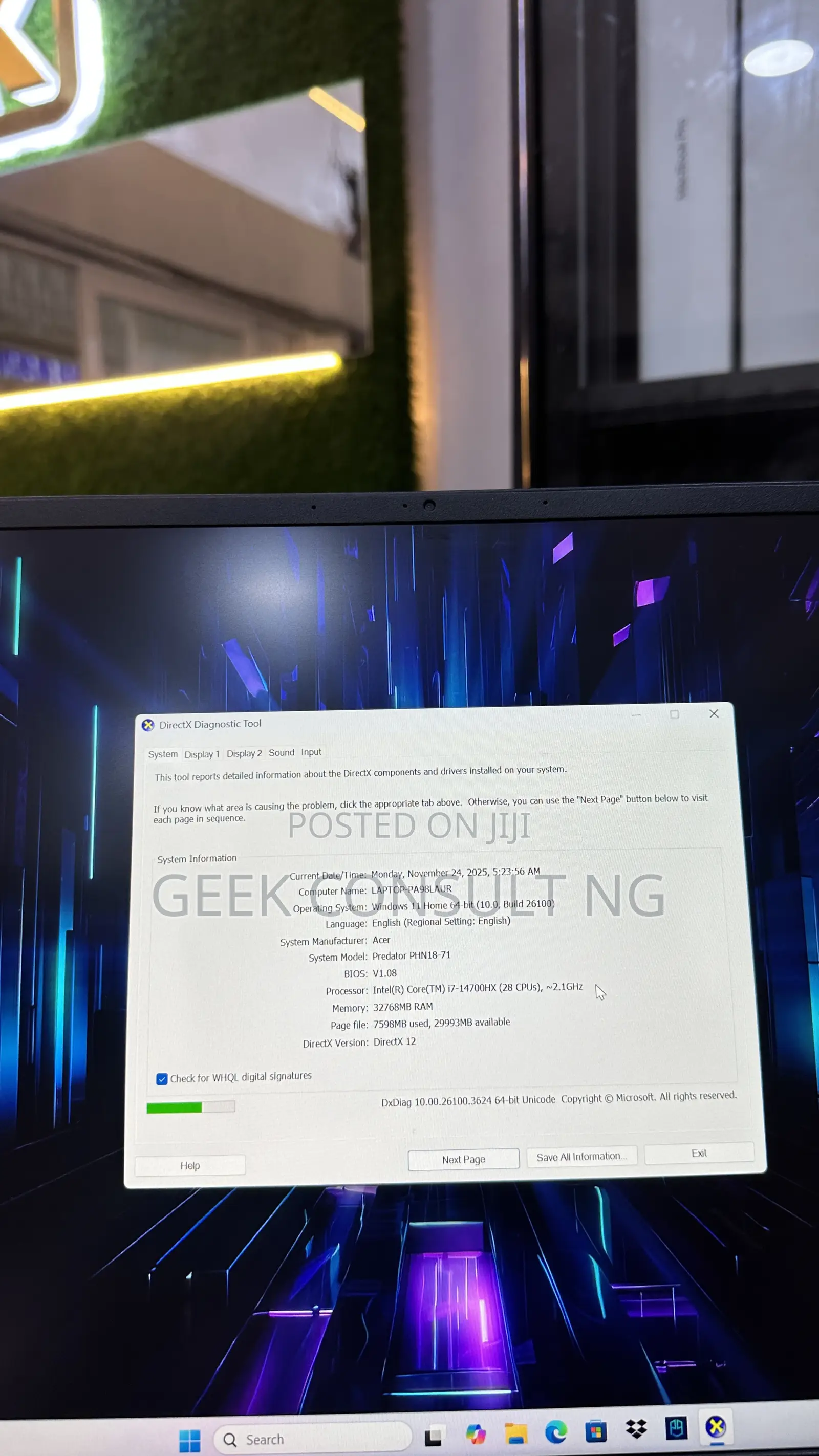 Laptop Acer Predator Helios 18 PH18-71 32GB Intel Core i7 SSD 1T