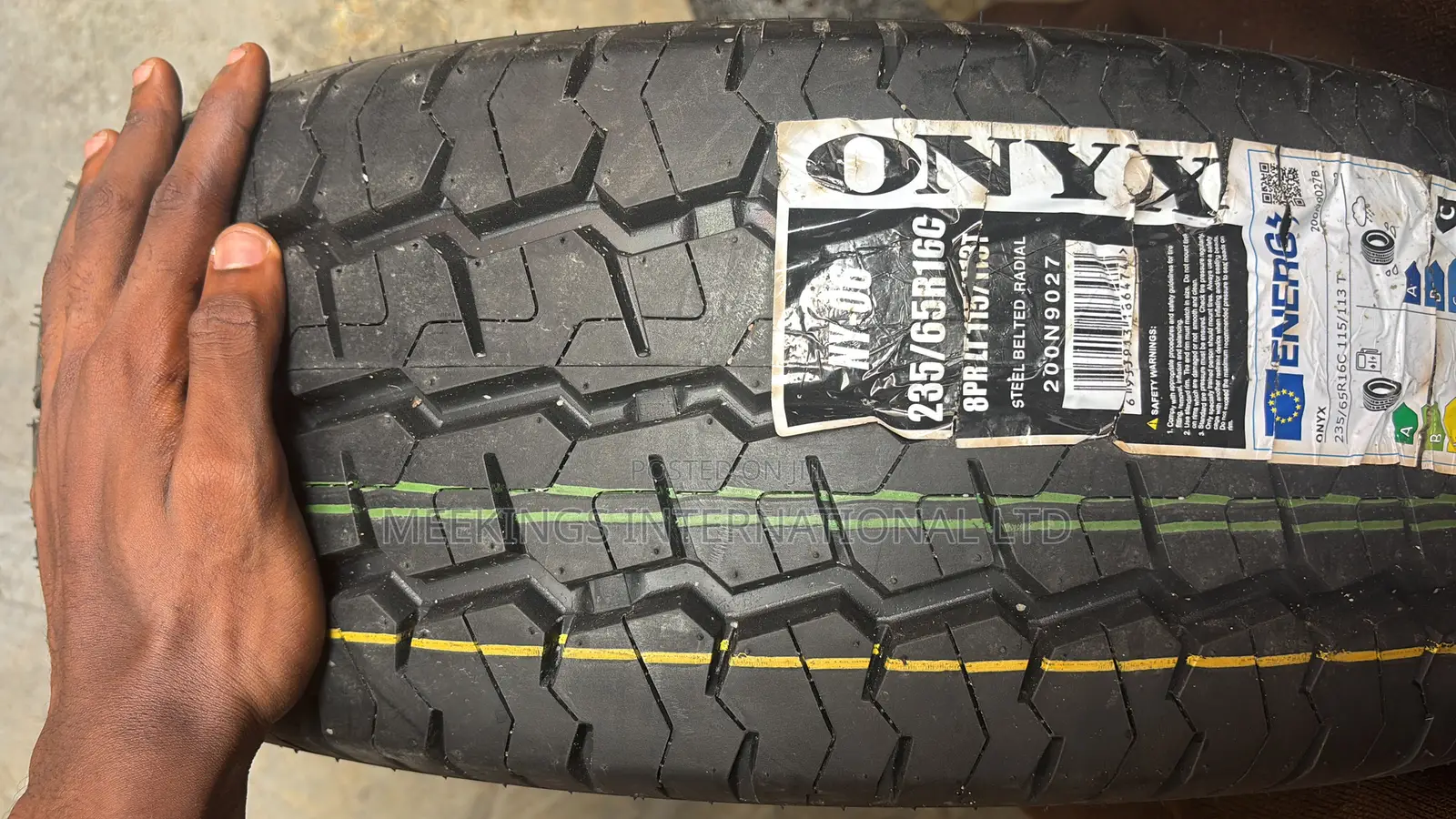 Brand New 235/65r16c Onyx Tyre Available in Big Teeth Design