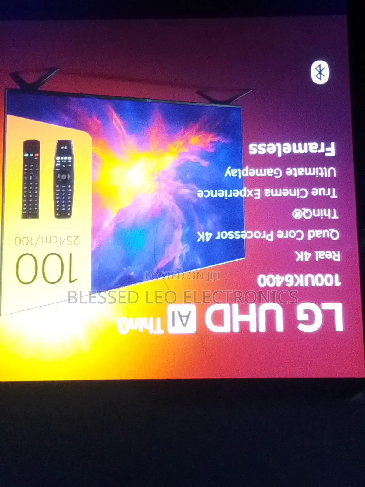 100 Inches With 2.0ch Speaker High Definition Entertainment Tv
