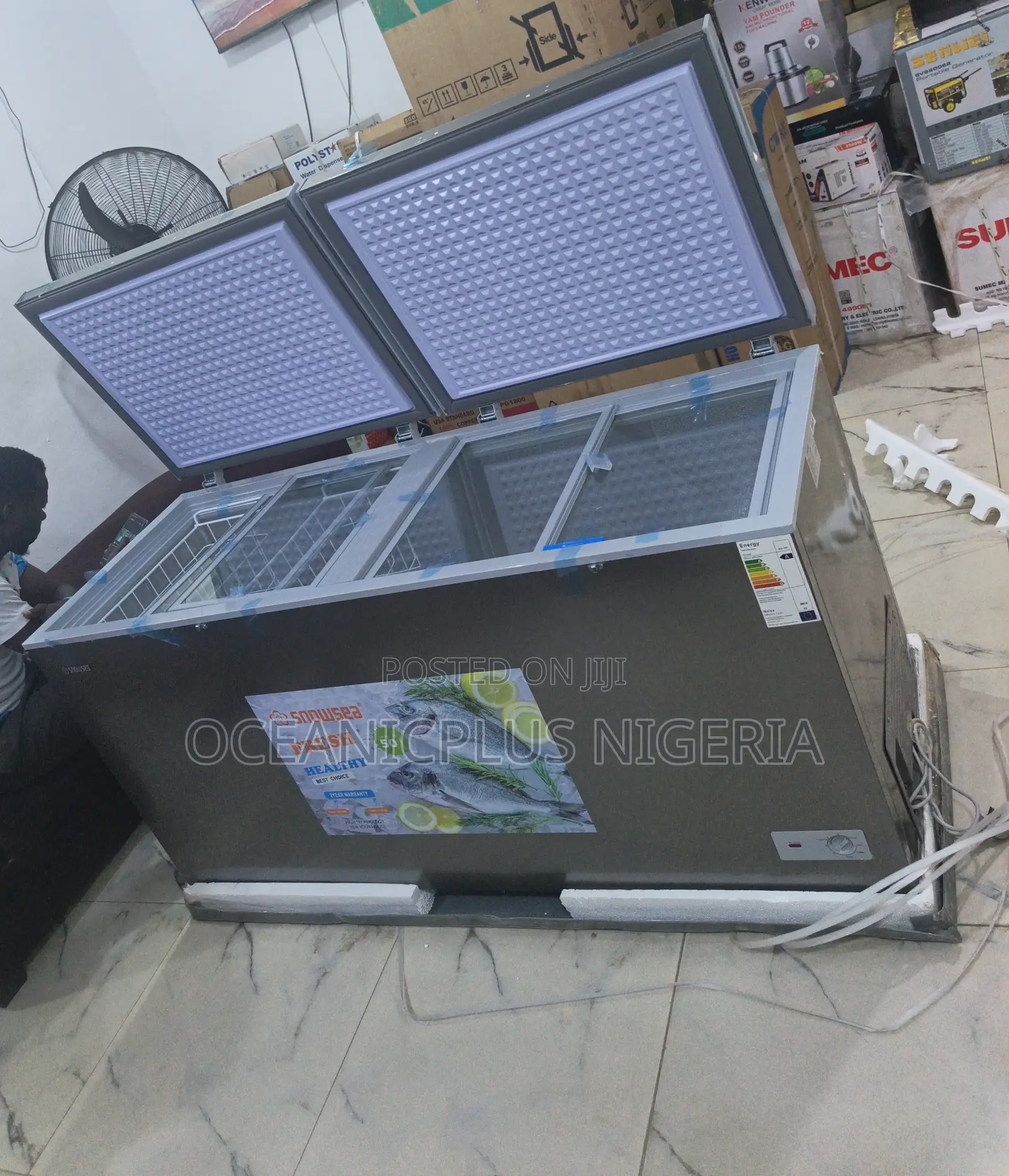 Snowsea Bd-700 Double-Lid Chest Freezer 520 Liters