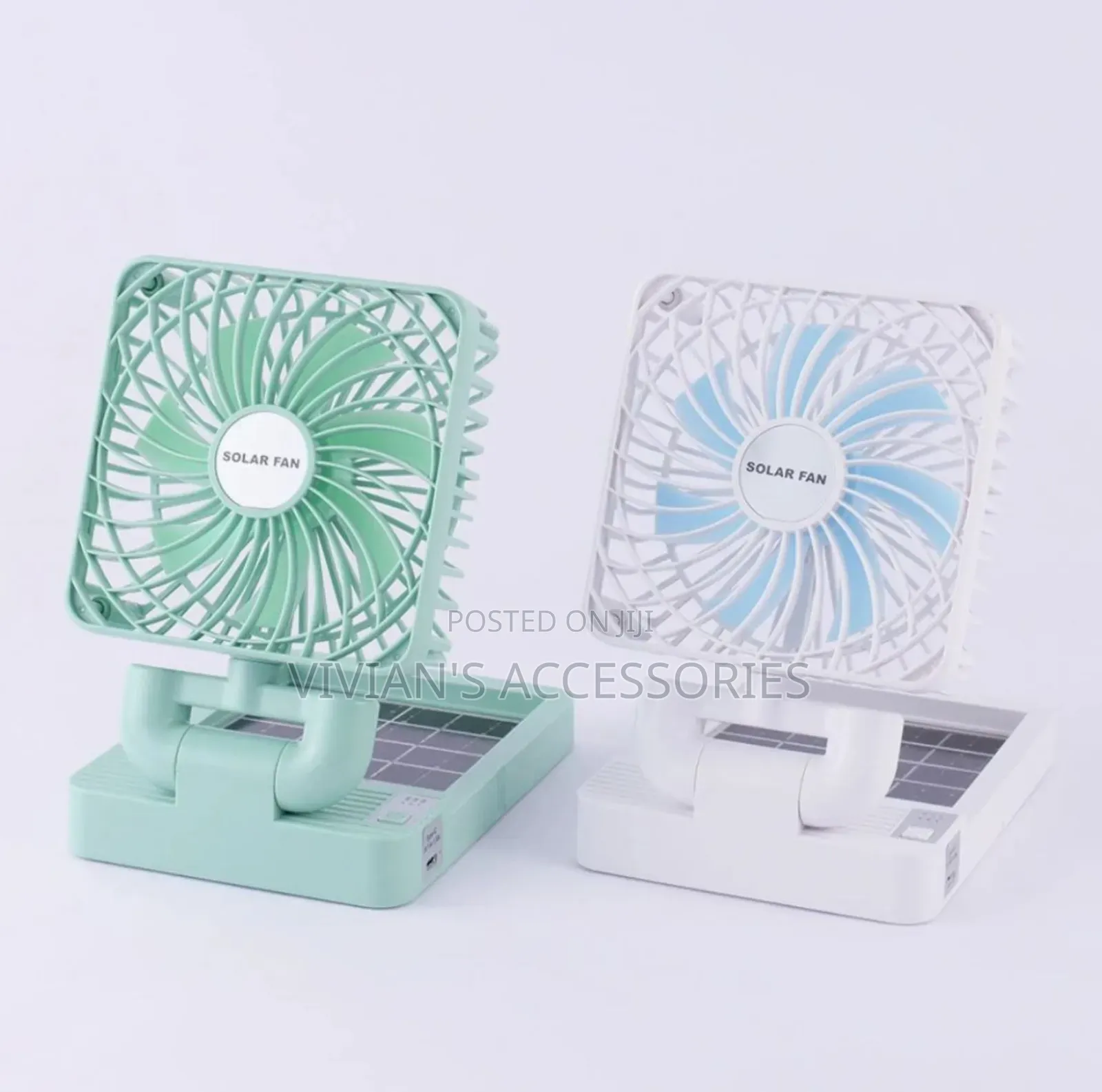 Portable Rechargeable Solar Fan