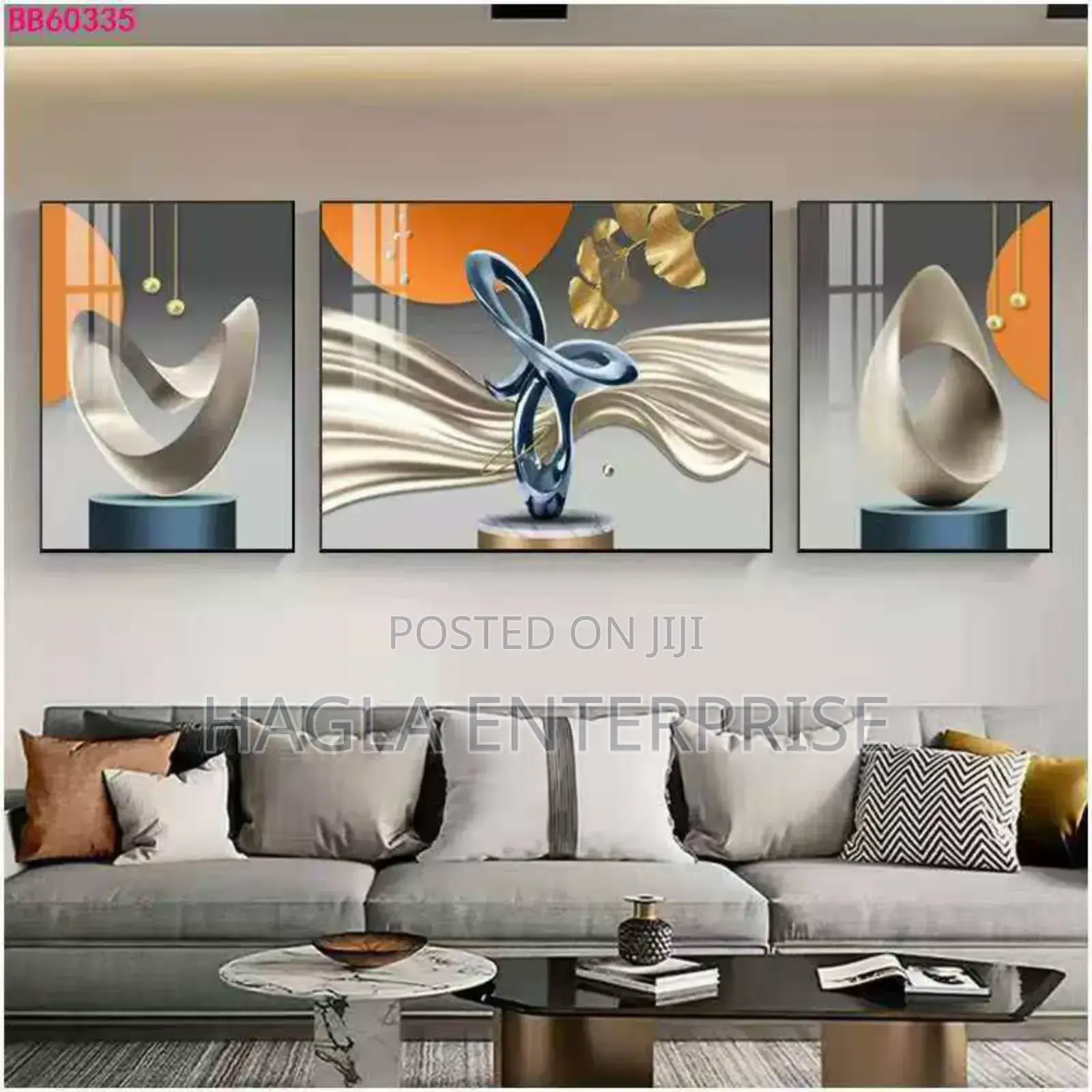 3 in 1 Crystal Acrylic Wall Frame 60 by 120 Biggest Size