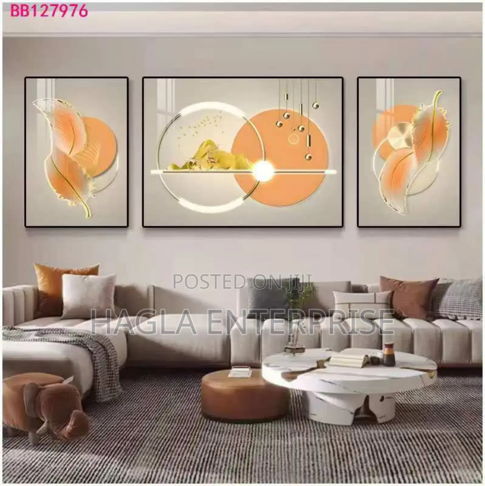 3 in 1 Crystal Acrylic Wall Frame 60 by 120 Biggest Size