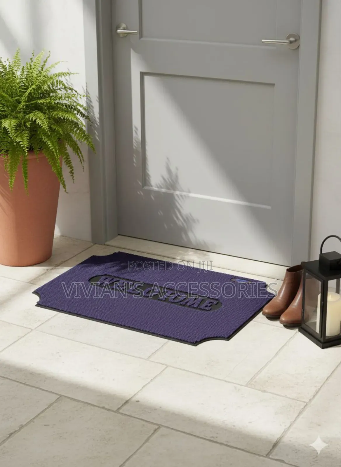 Welcome Rubber Footmat