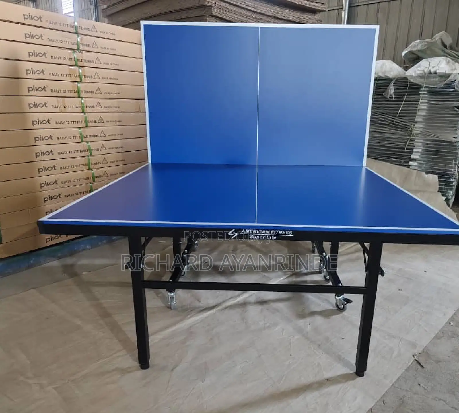 American Fitness Outdoor Table Tennis Board