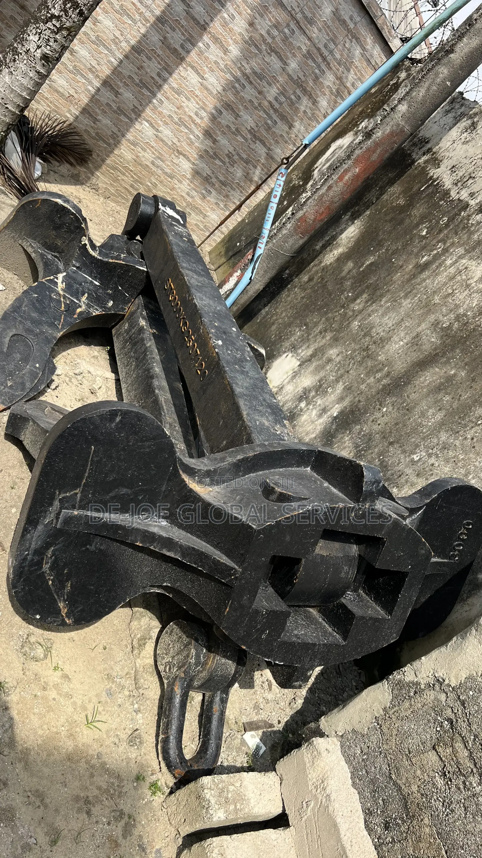 3-Ton 3000kgs Spek Stockless Anchor Used for Ships and Marine Vessels