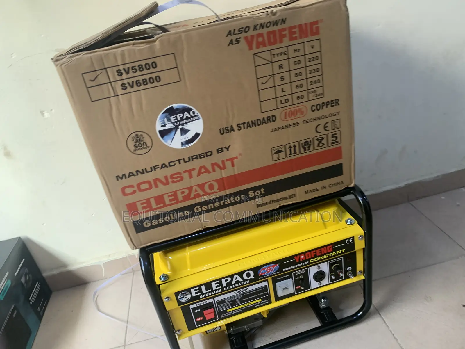 Elepaq Sv5800: High-Performance Generator for All Needs