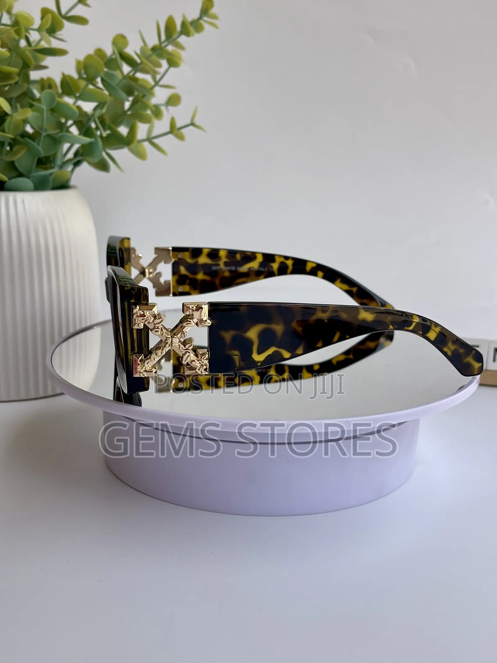 Trendy Rectangular Off-White Sunglasses- Available in 3 Colors