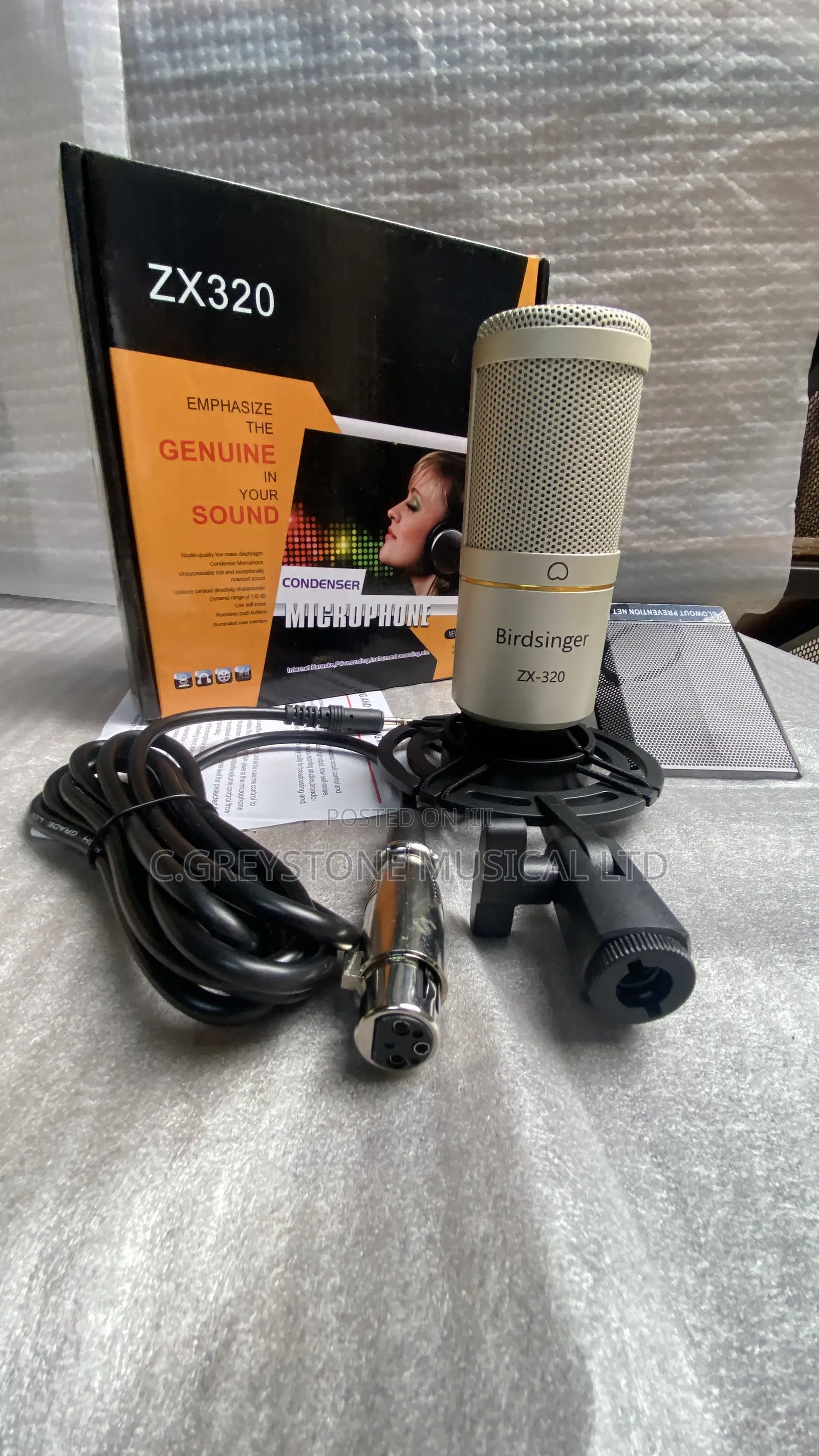 Studio Recording Mic Birdsinger Zx-320