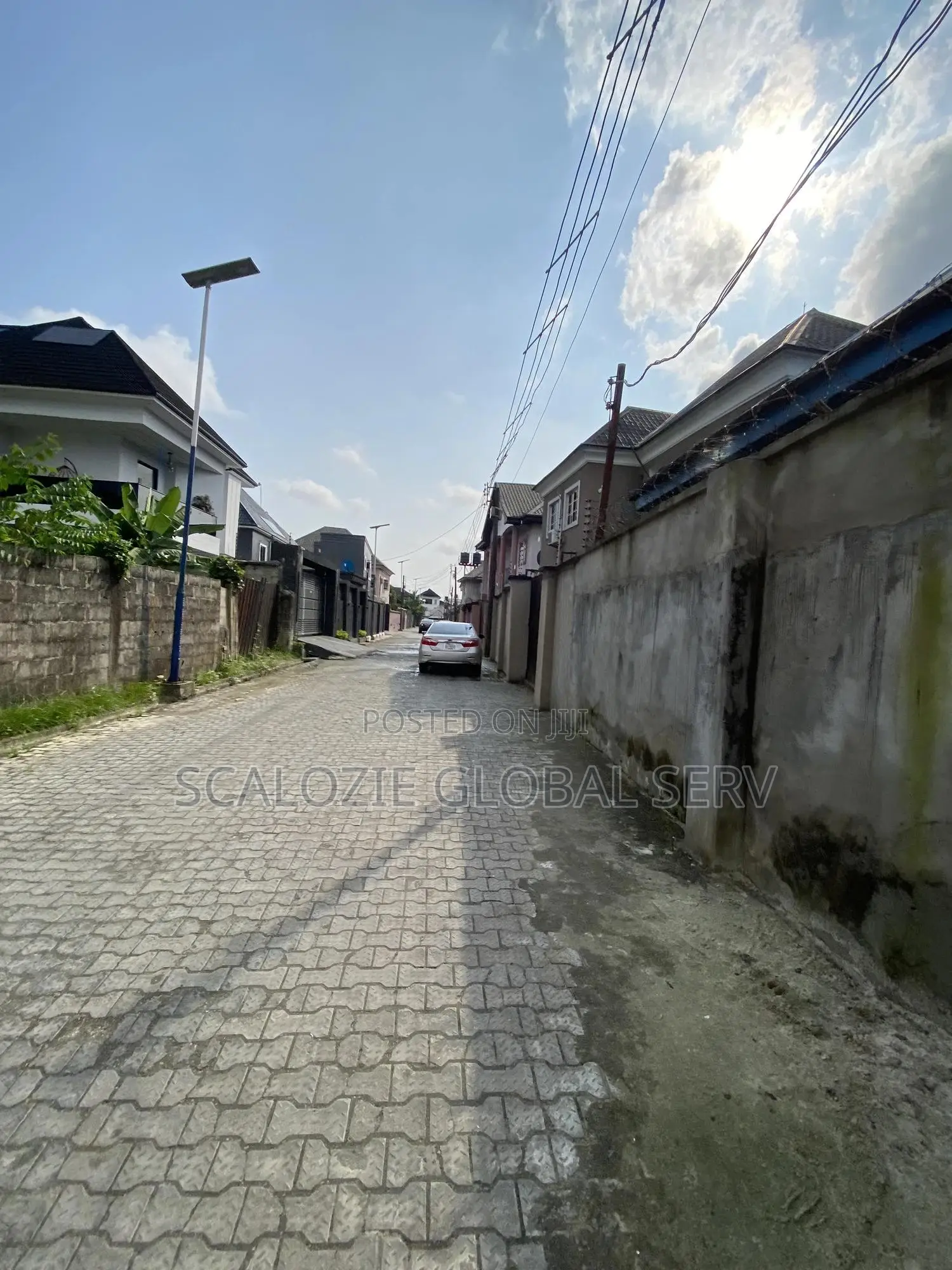 1 Plot of Land Fully Fenced Gated in a Secured Estate With Fed Light