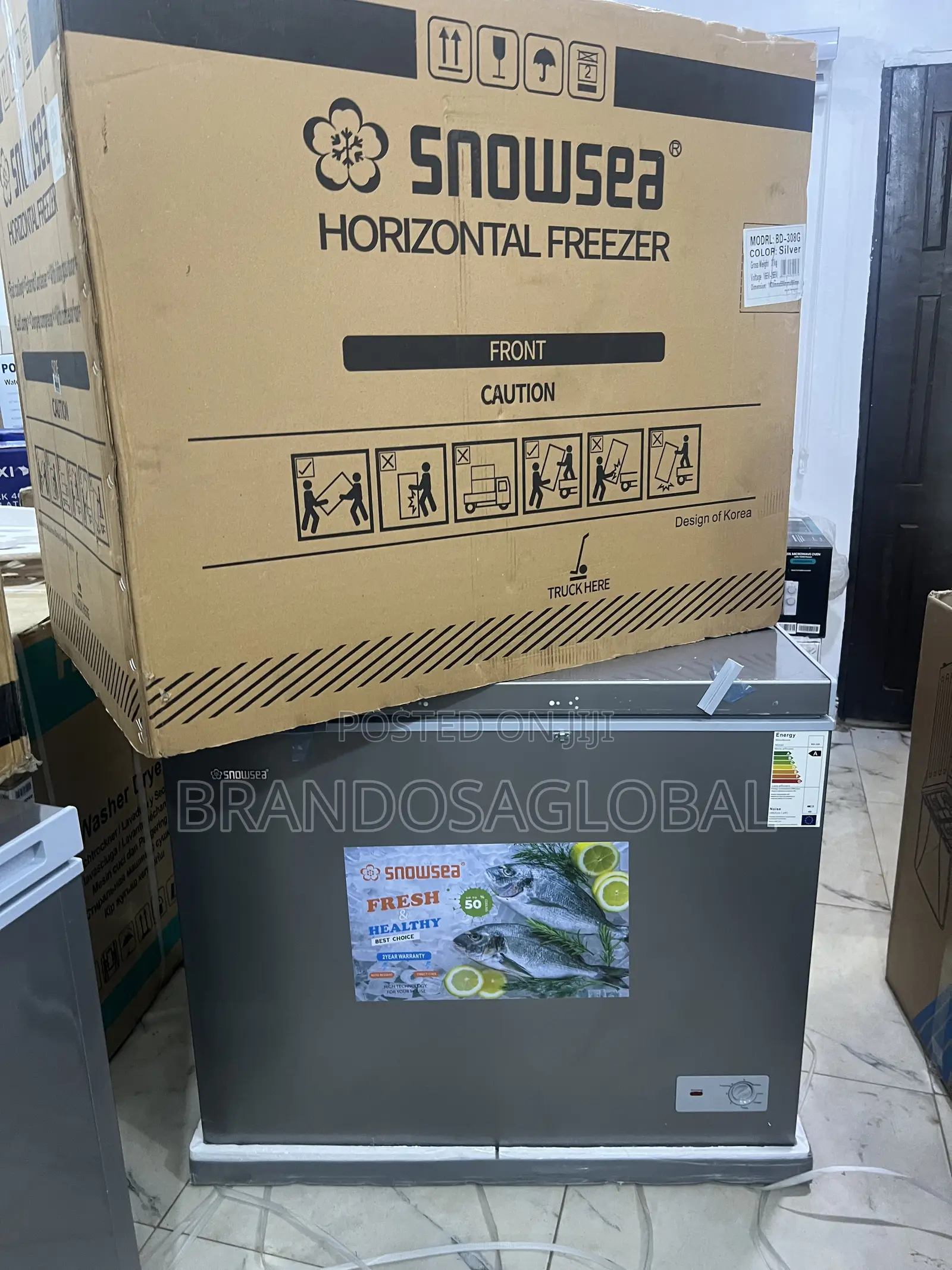 Snowsea Bd-308 Chest Freezer 220l Heavy Cooling System