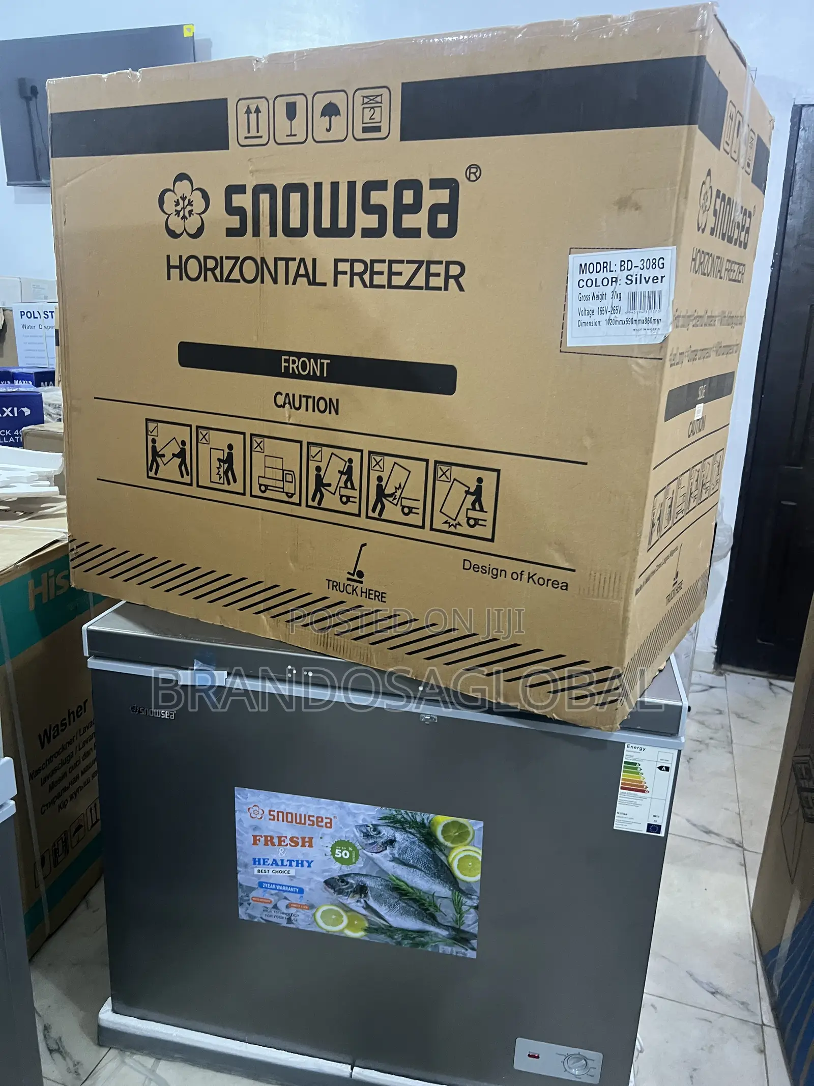 Snowsea 220l Freezer Bd-308 With Large Interior Space