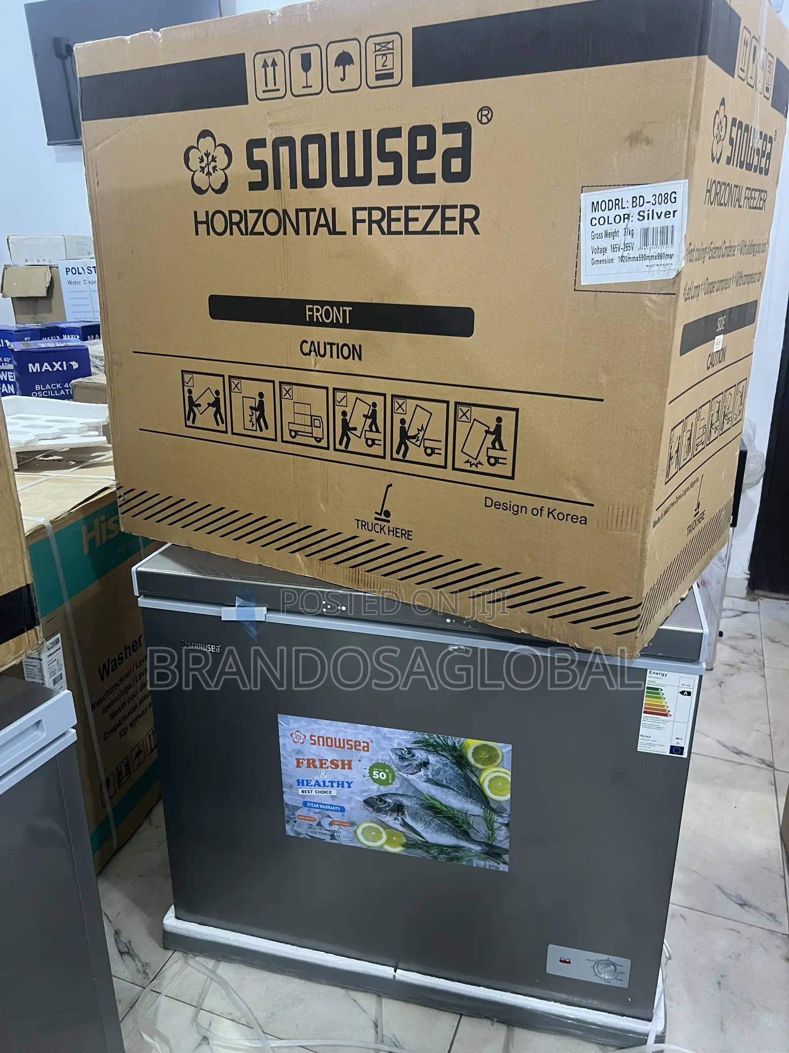 Snowsea Bd-308 220l Freezer With Commercial-Grade Cooling