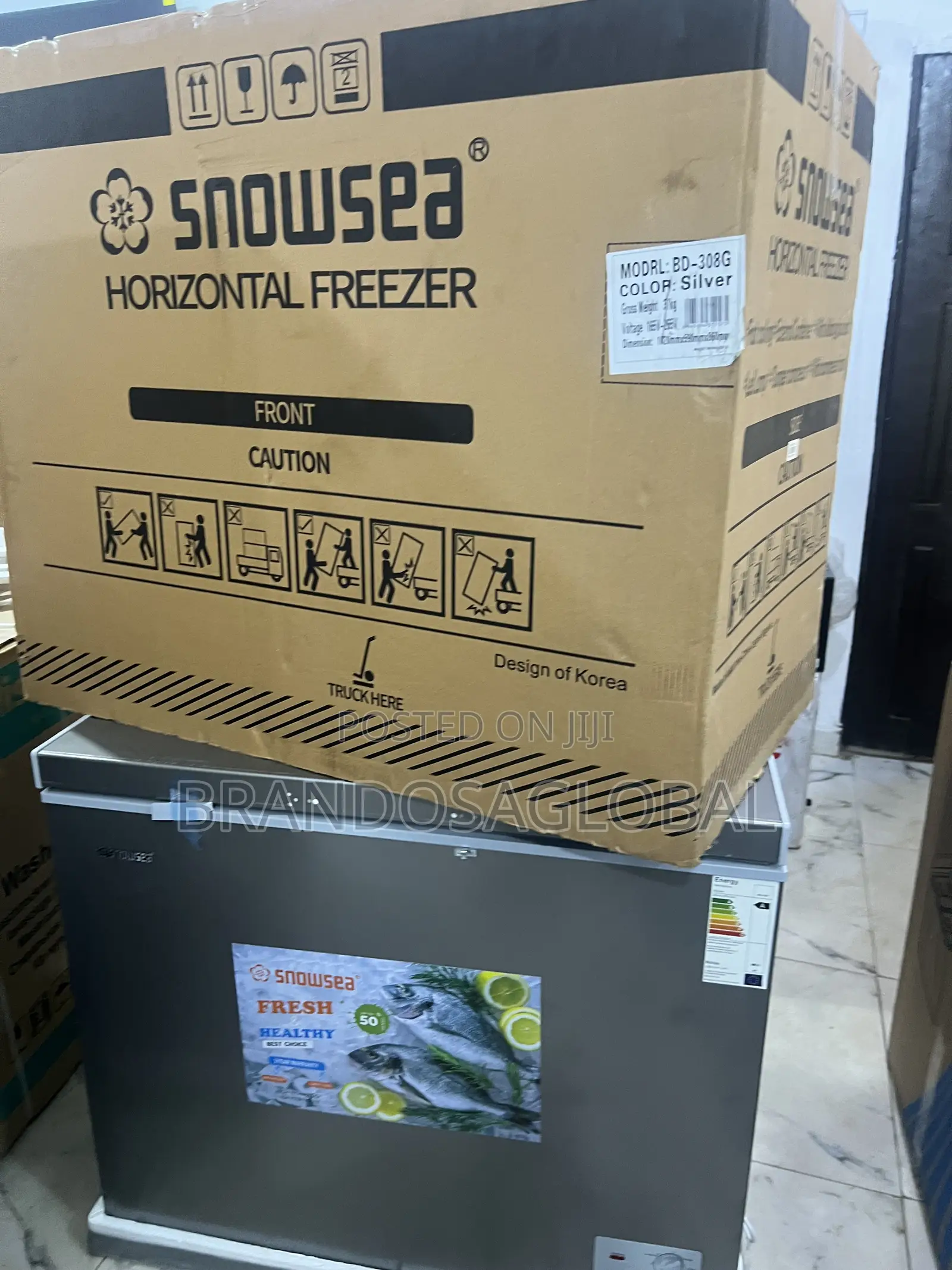 Snowsea 220l Bd-308 Freezer With Smooth Top Cover