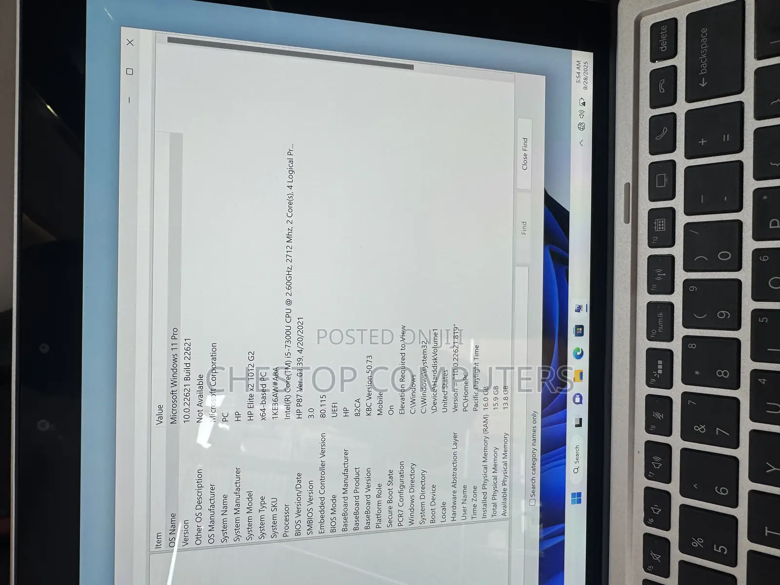 Laptop HP Elite X2 1012 G2 16GB Intel Core i5 SSD 256GB