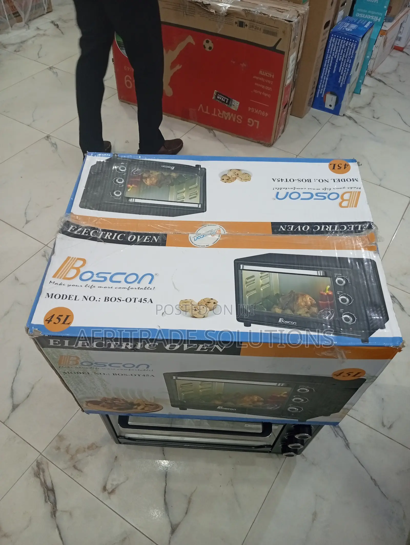 Boscon 45l Electric Oven With Dual Heating