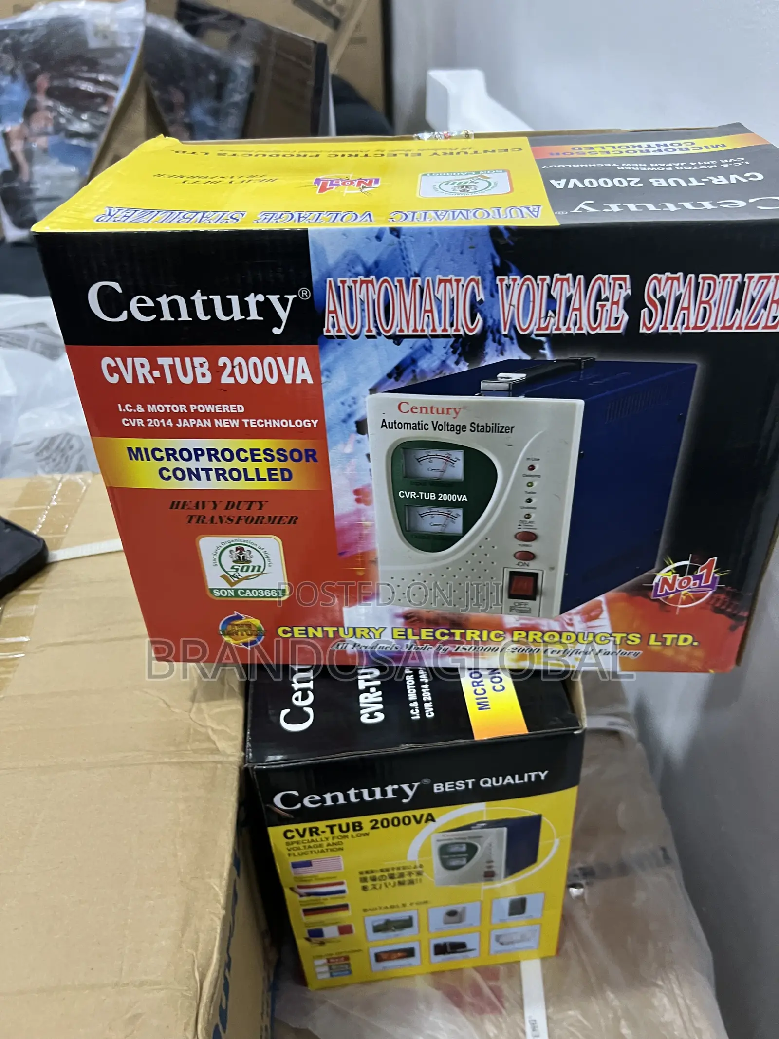 Century 2000w CVR-Tub2000va Heavy-Duty Standing Stabilizer