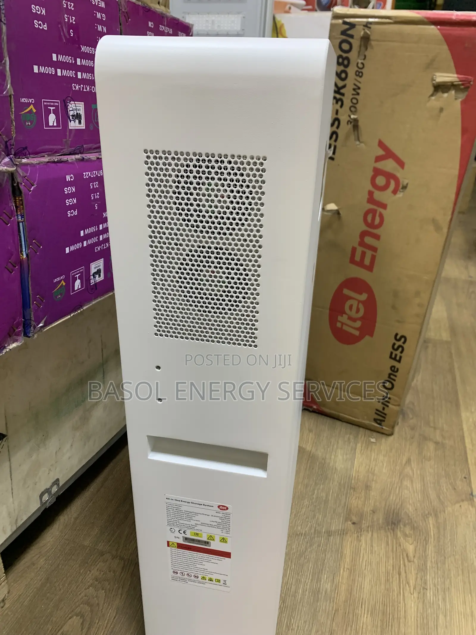 3600w/8000kwh Itel Solar Generator
