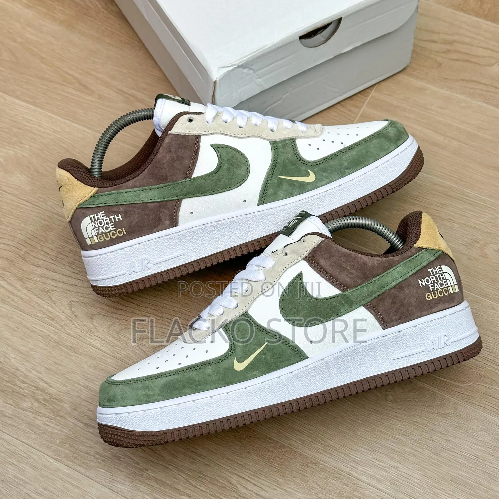 Original The North Face X Gucci X Nike Air Force 1 Sneakers