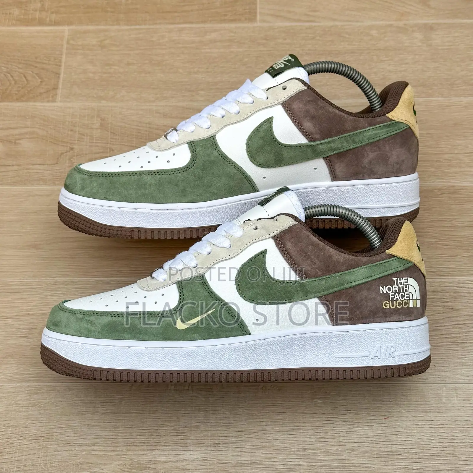 Original The North Face X Gucci X Nike Air Force 1 Sneakers
