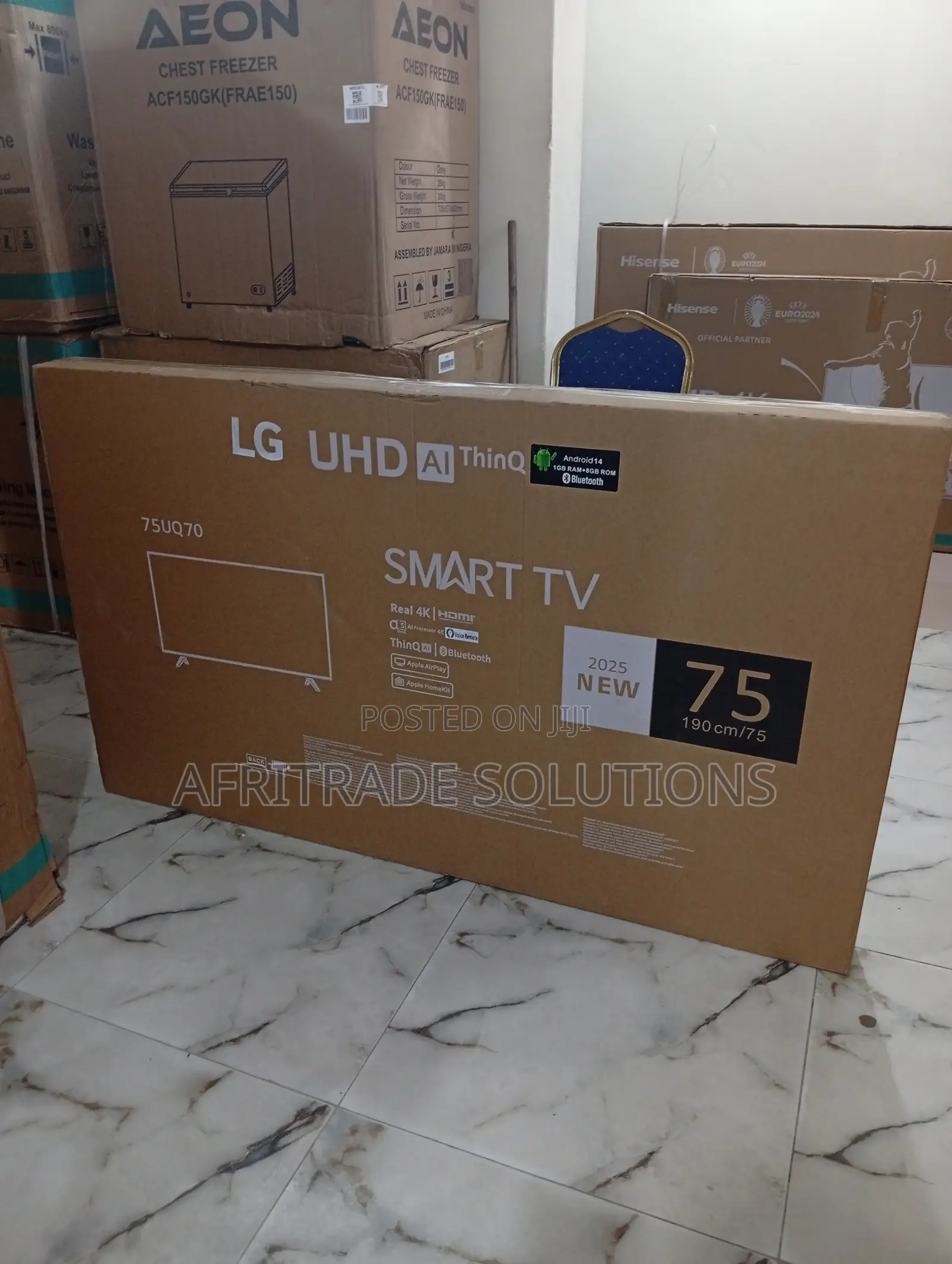 Lg 75-Inch Smart Tv With Thin Bezel Design