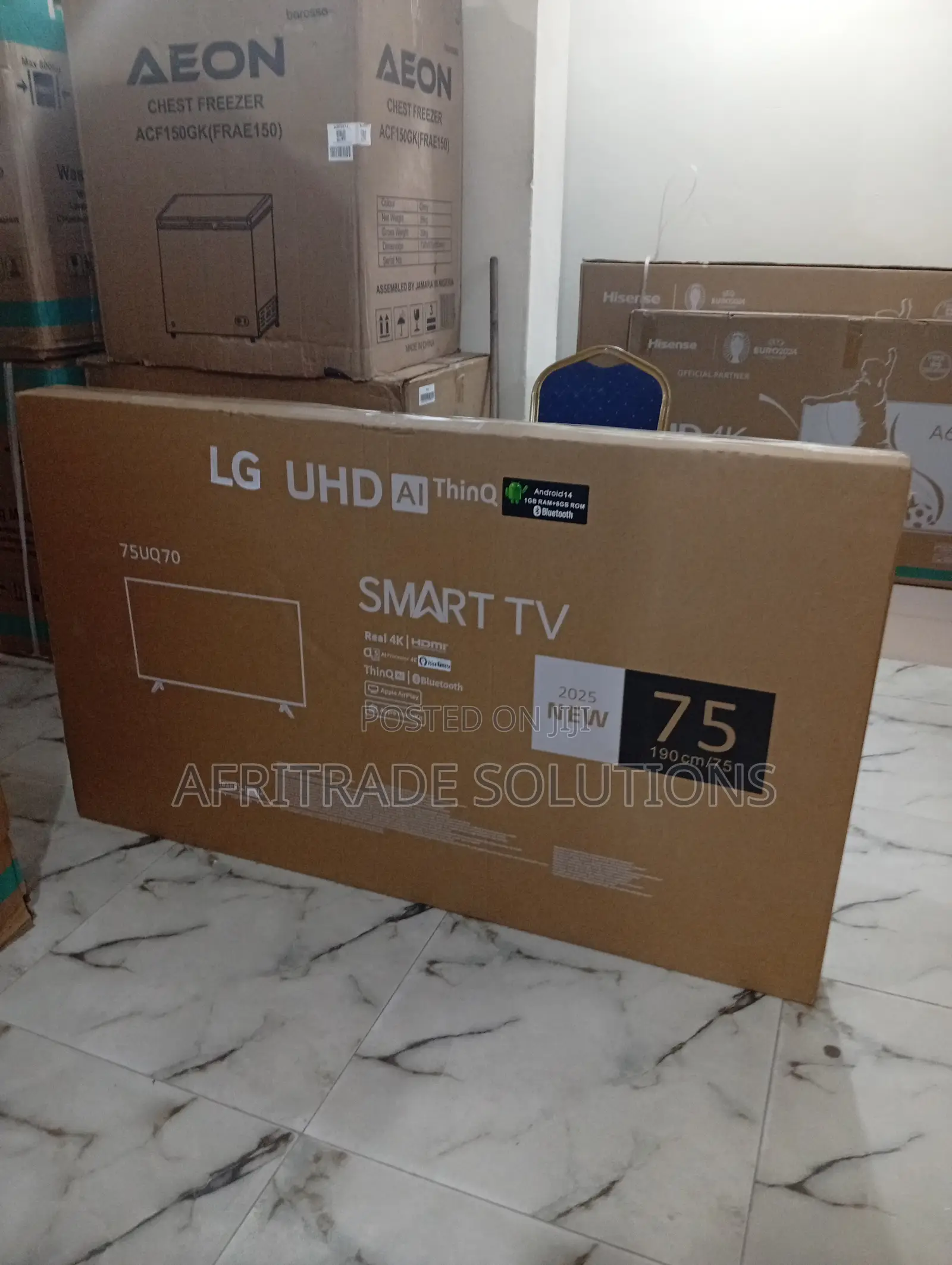 Lg 75" Smart Tv With Smart Remote
